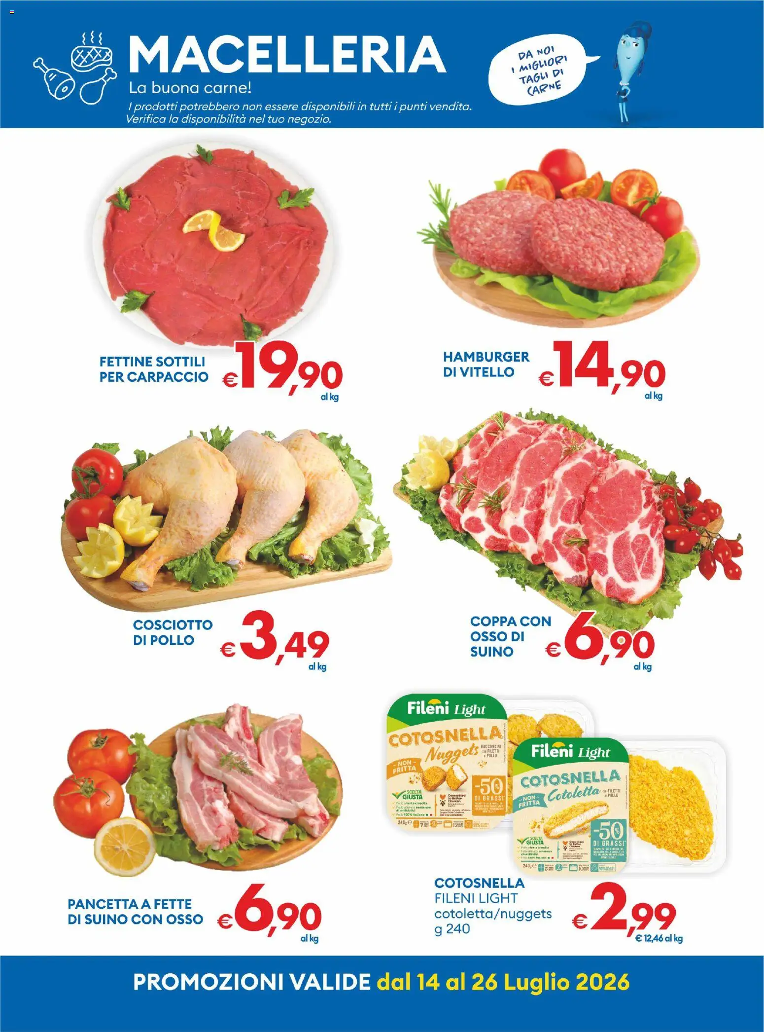 Volantino MD Discount del 14/07/2026 | Pagina: 17 | Prodotti: Pollo, Pancetta, Suino, Vitello