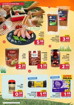 Pivac Katalog - Pregled kataloga iz trgovine Pivac, vrijedi od 03.08.2026 | Stranica: 6 | Proizvodi: Roštilj, Kranjska kobasica, Ručnik, Vreće za smeće