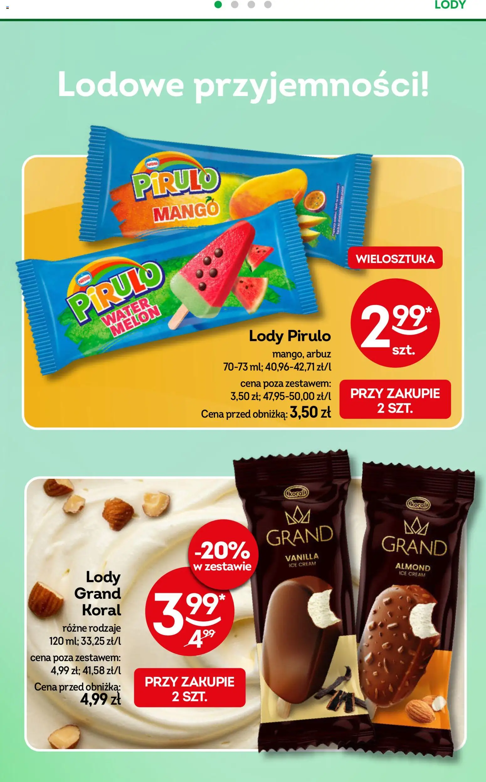 Żabka gazetka od 08.04.2026 | Strona: 48 | Produkty: Sorbet, Lody