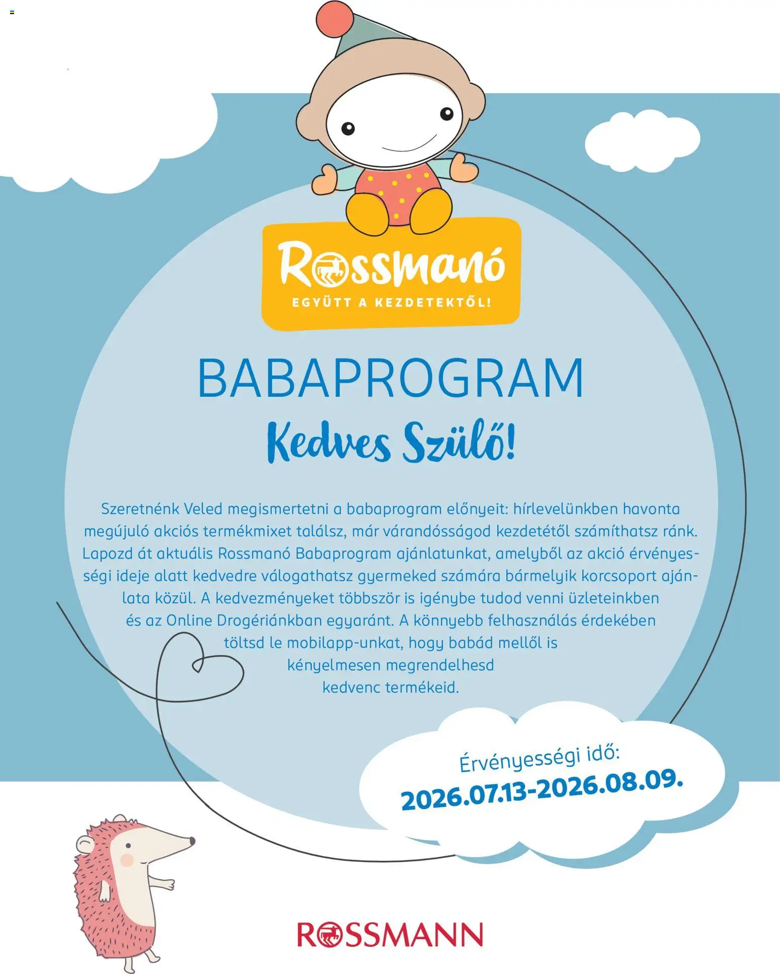 Akciós újság új Rossmann catalogue cover
