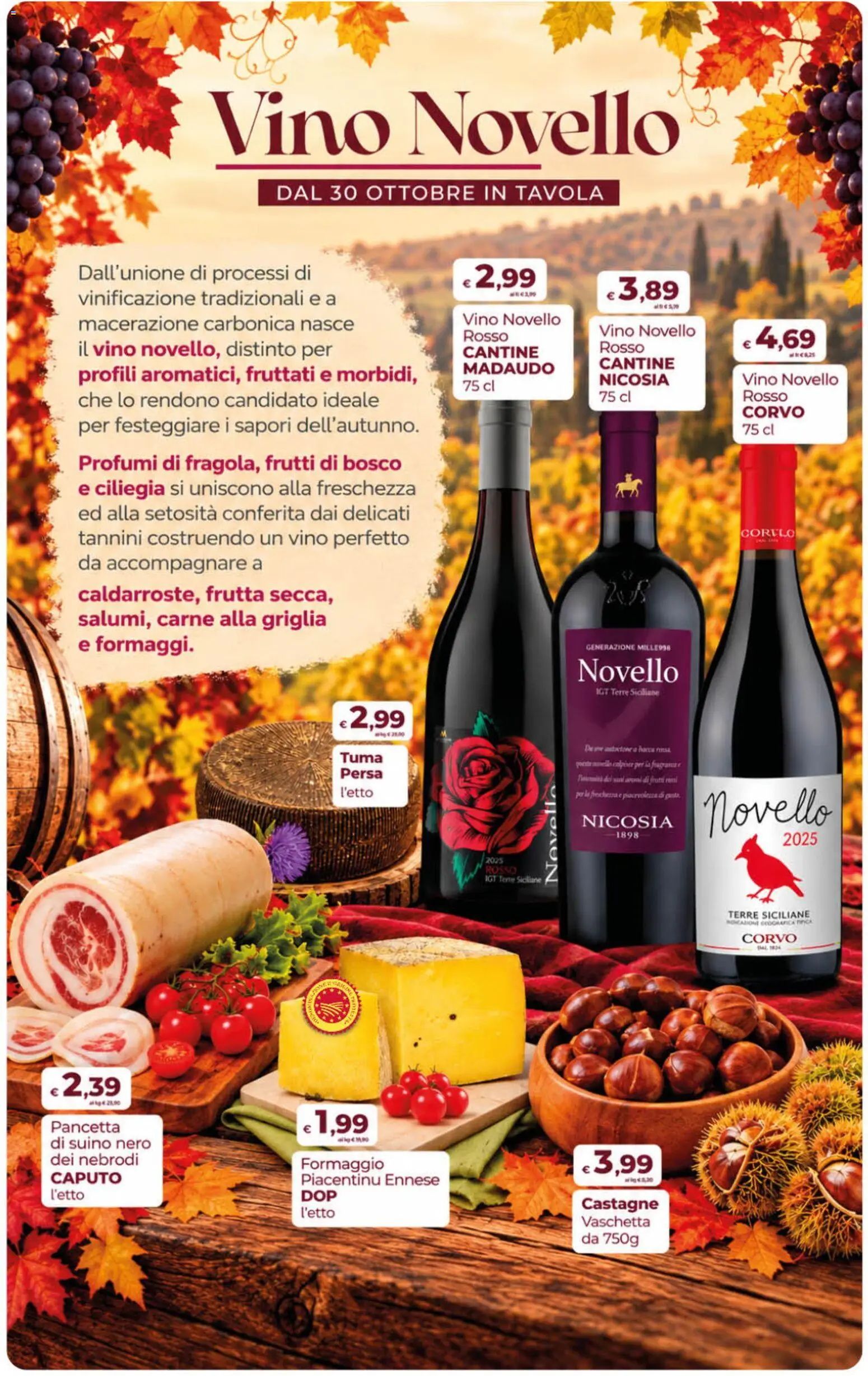 Volantino Ipercoop del 23/10/2026 | Pagina: 38 | Prodotti: Pancetta, Suino, Vino, Carne alla griglia