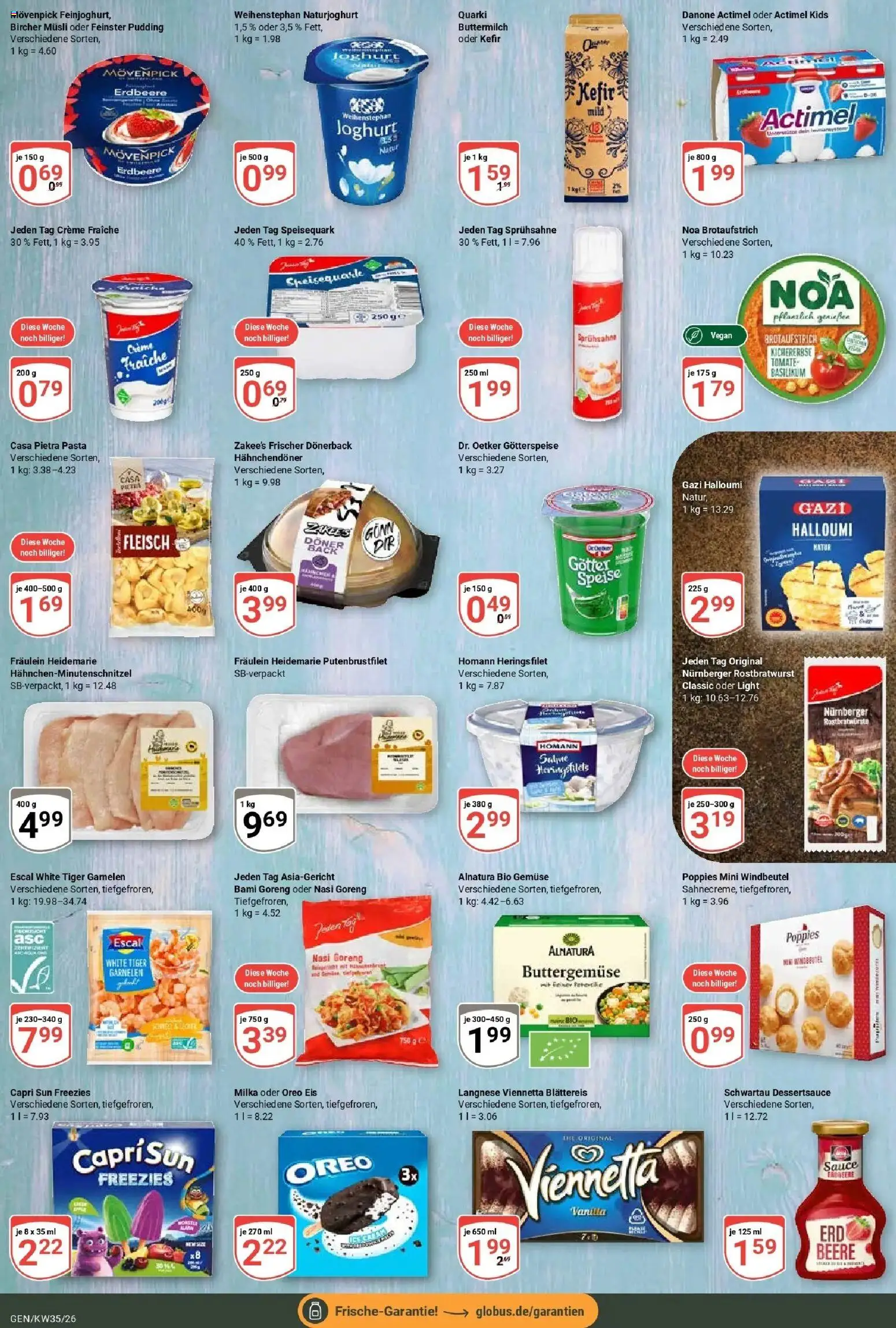 Globus Prospekt Gensingen (ab 24.08.2026) » Angebote online | Seite: 11 | Produkte: Langnese, Milka, Pudding, Pasta