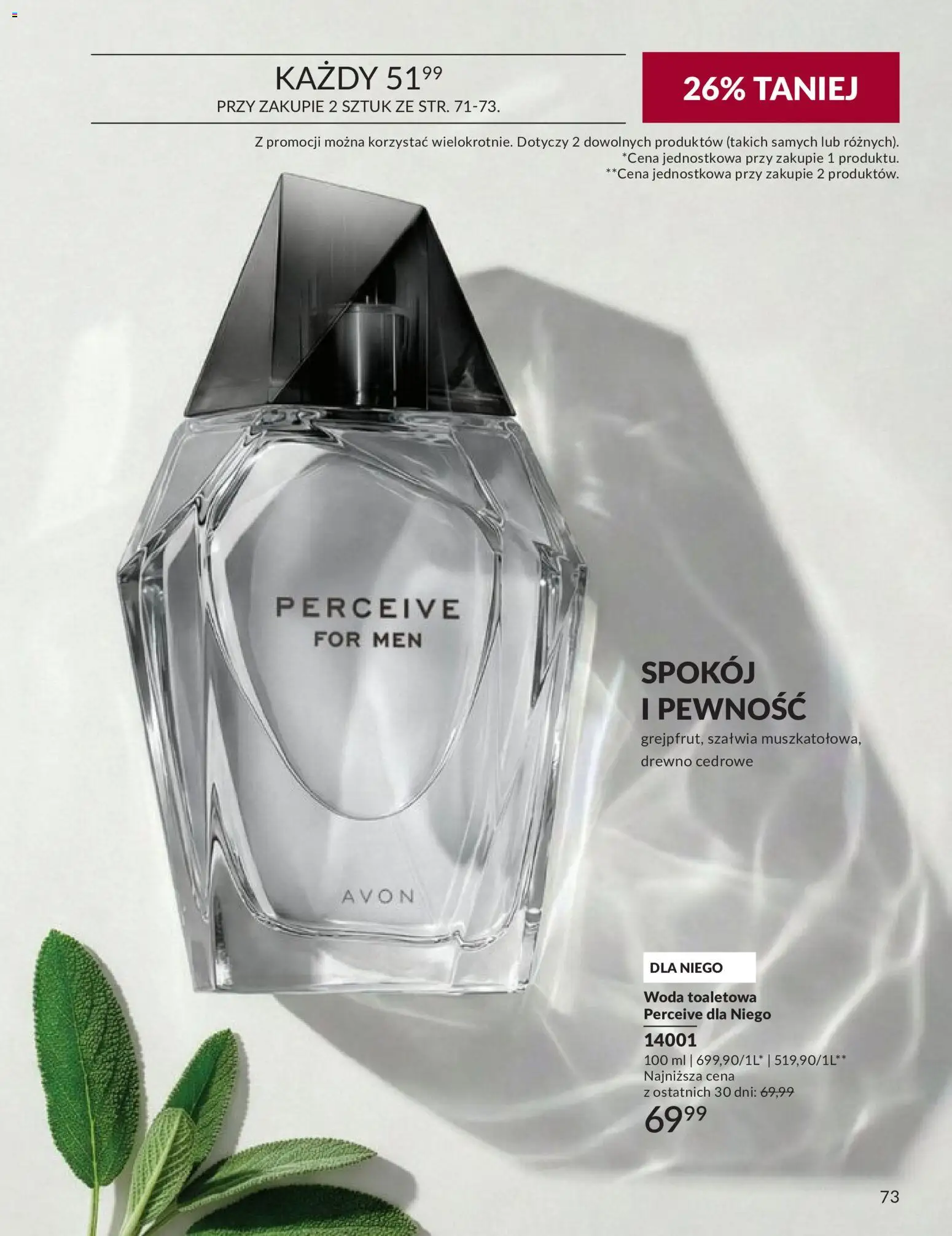 Avon Katalog 9 2026 od 01.09.2026 | Strona: 73 | Produkty: Woda toaletowa, Woda