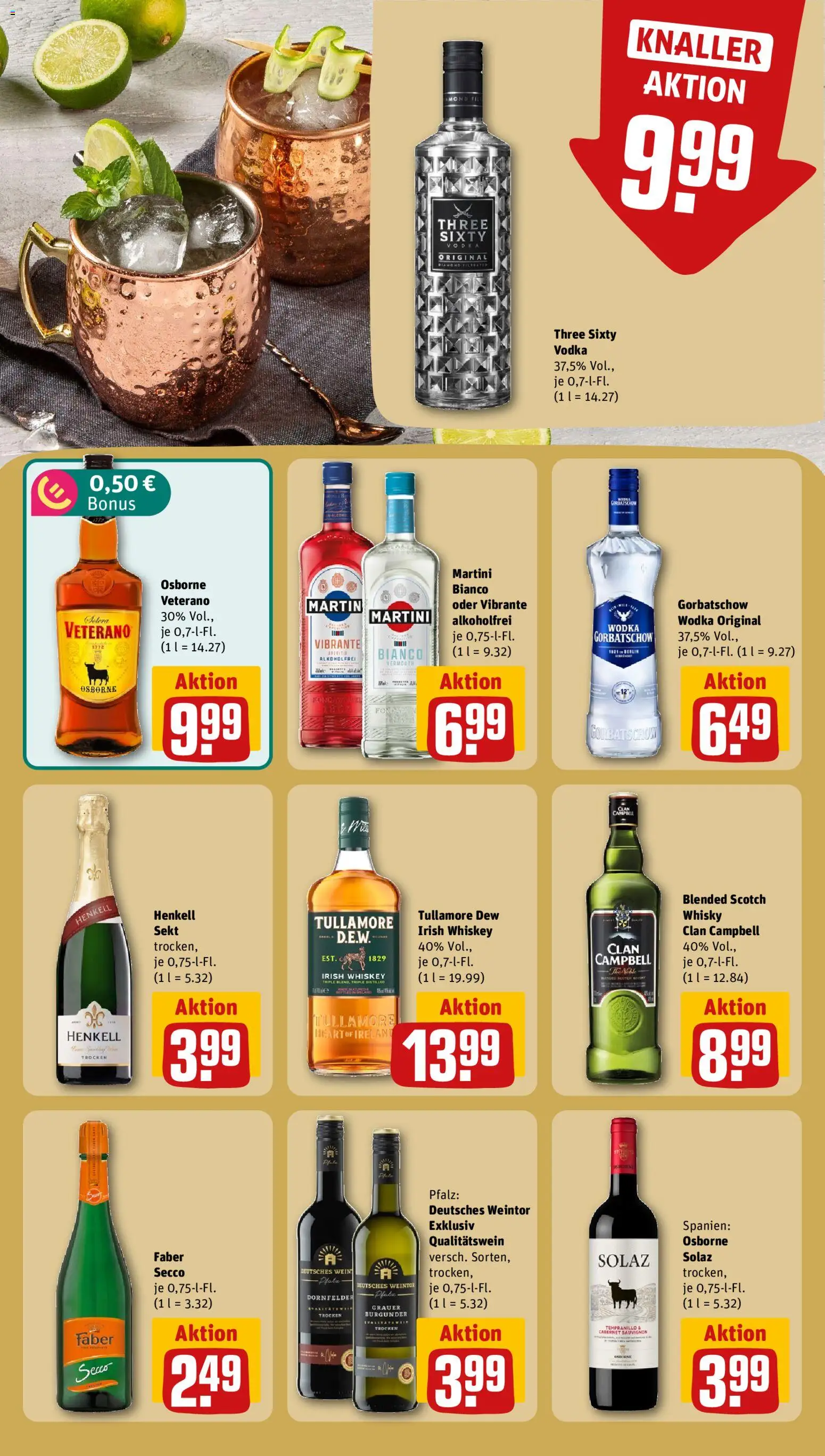 {H1} | Pagina: 15 | Producten: Tullamore Dew, Wodka, Dew, Sekt