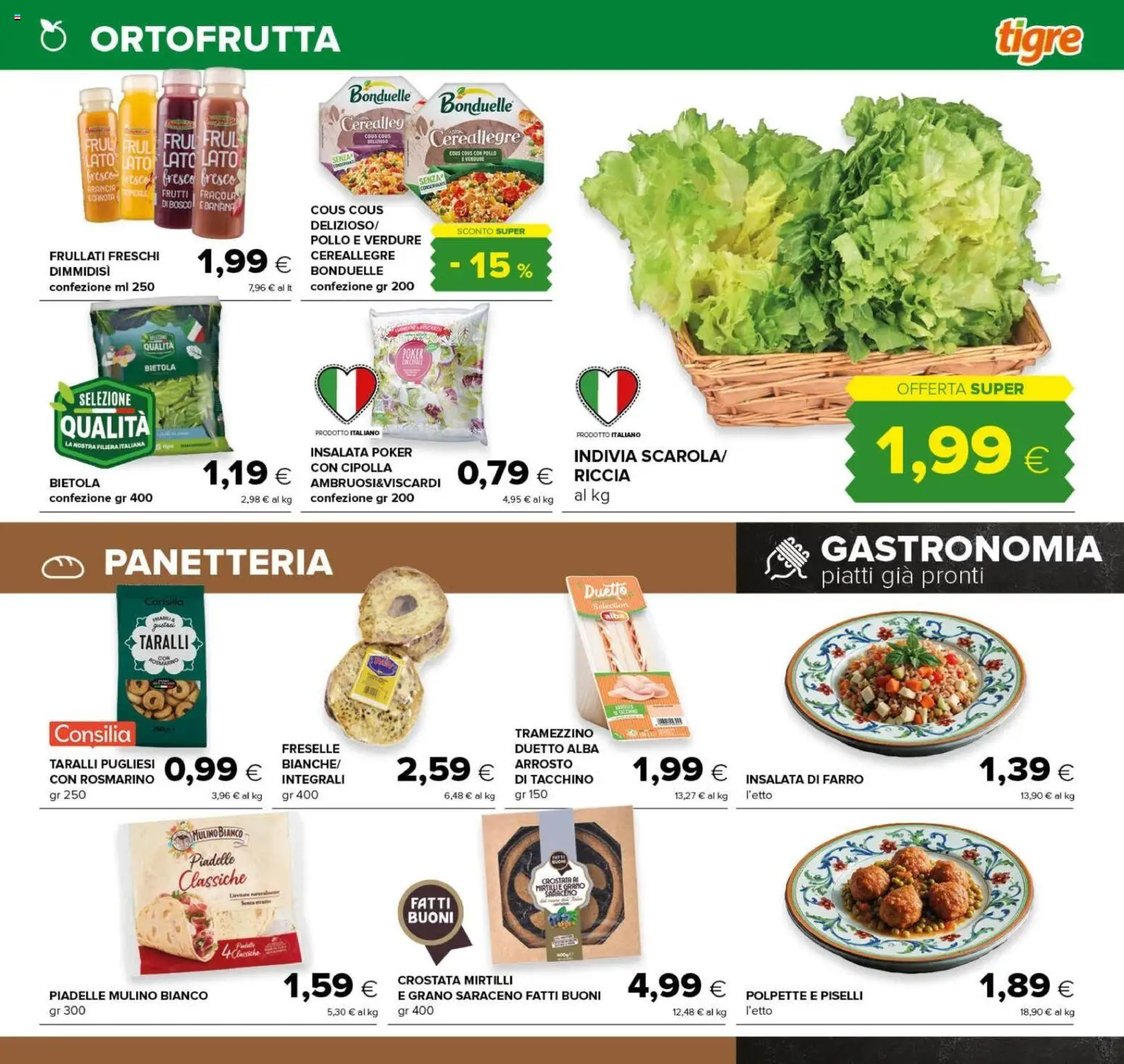 Volantino Tigre del 02/09/2026 | Pagina: 5 | Prodotti: Arrosto, Rosmarino, Piselli, Polpette