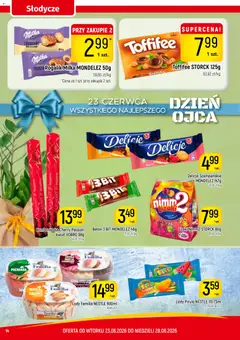 Pogląd oferty "Piotruś Pan gazetka" - ważna od 23.06.2026 | Strona: 14 | Produkty: Mango, Toffifee, Lizaki nimm2, Lody