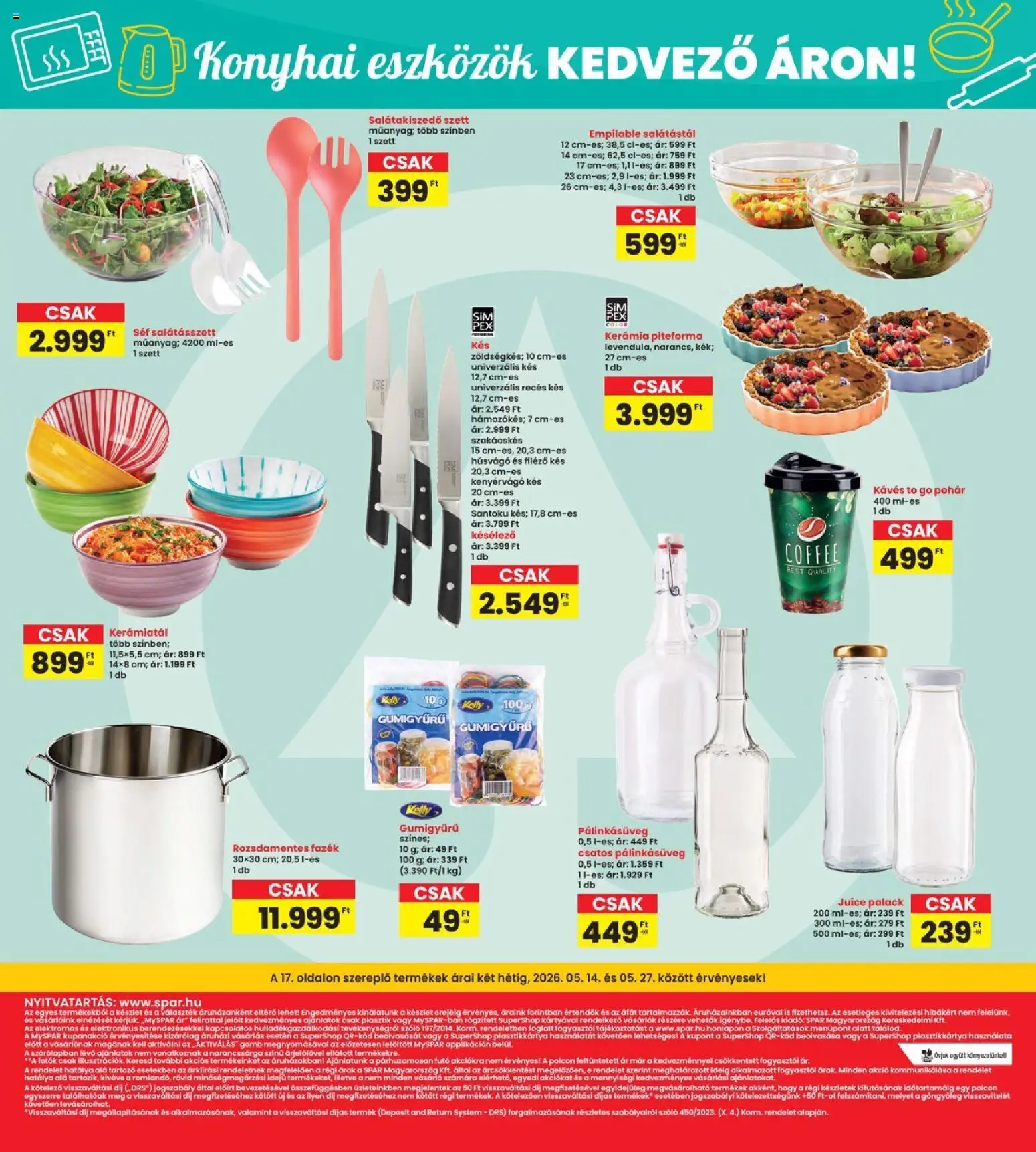 Interspar akciós ujság - amely érvényes a következő dátumtól: 14.05.2026 | Oldal: 17