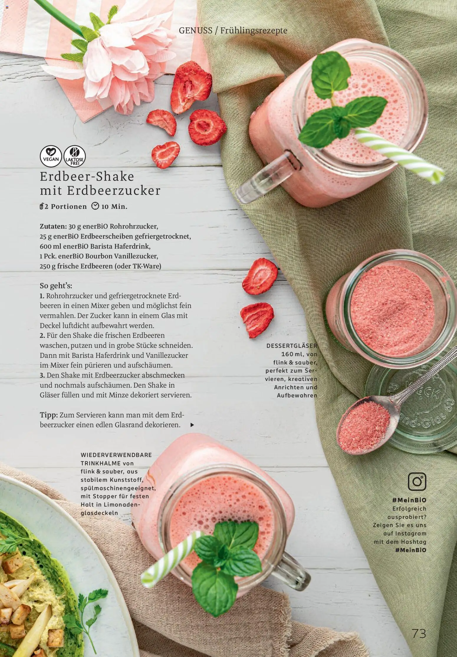 Rossmann Centaur – gültig ab 01.05.2026 | Seite: 73 | Produkte: Mixer, Haferdrink, Zucker, Erdbeeren