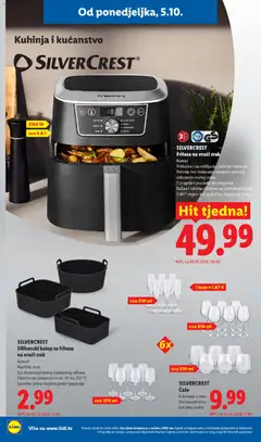 Lidl Katalog - Pregled kataloga iz trgovine Lidl, vrijedi od 05.10.2026 | Stranica: 30 | Proizvodi: Košara, Čaše, Kuhinja, Staklo