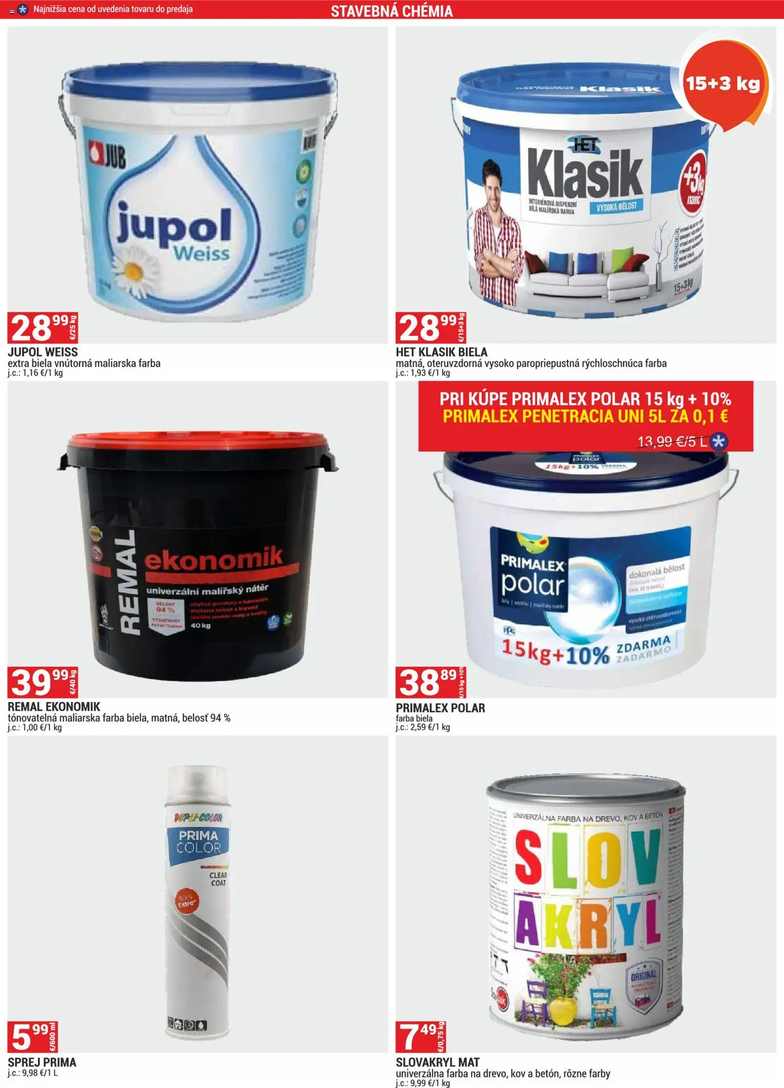 Nové Merkury Market akcie – leták je platný od 01.09.2026 | Strana: 56 | Produkty: Primalex