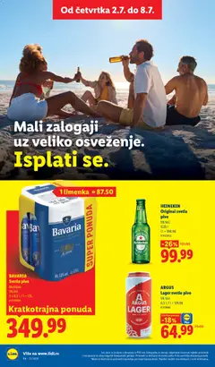 BAVARIA Svetlo pivo Multipak, Bavaria Holland Premium Beer 5% Vol. 4 x 0,5 L - pregled Lidl kataloga - važi od 02.07.2026 | Strana: 46
