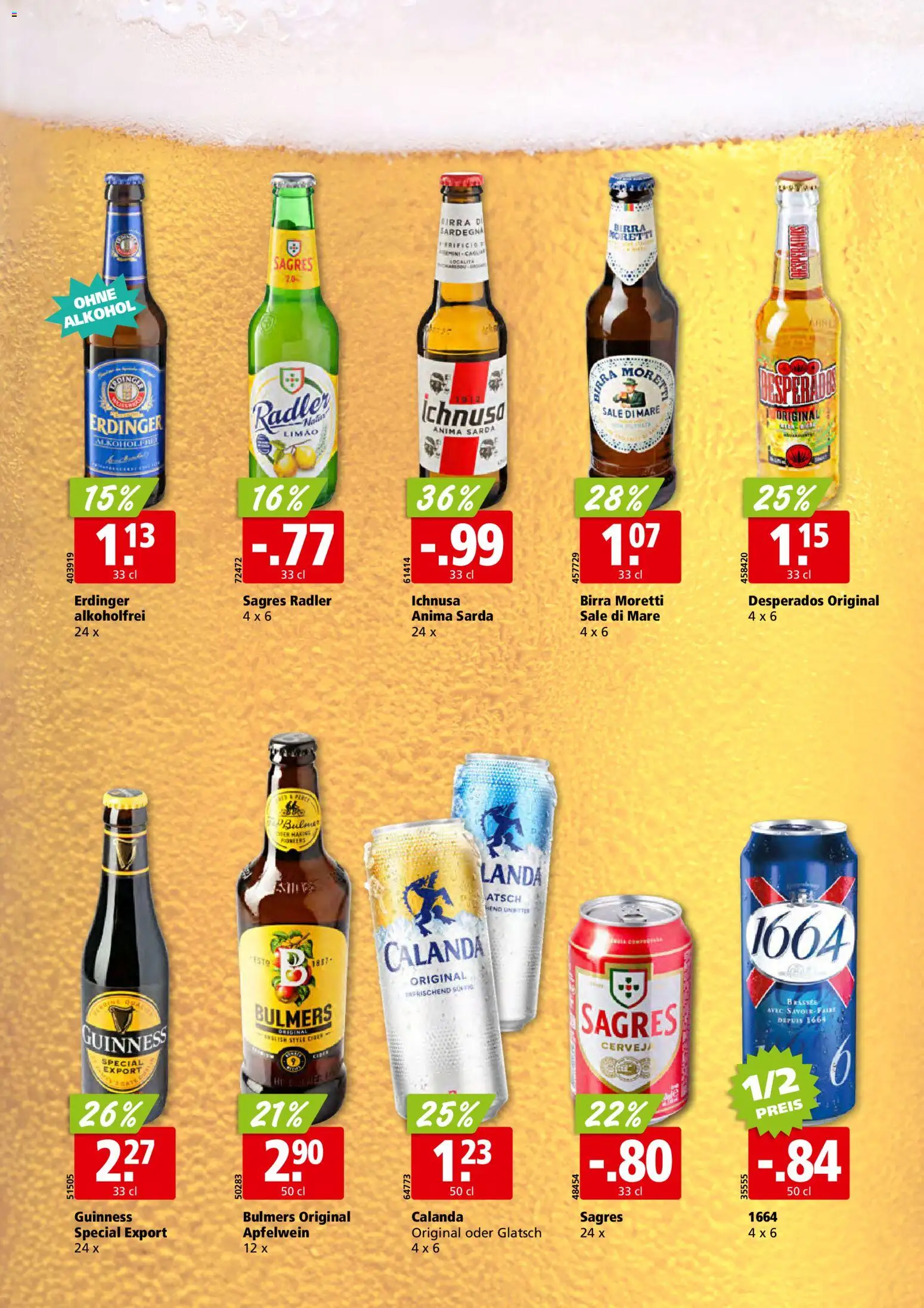 Aligro aktionen Schlieren, Gossau SG, Frauenfeld, Rapperswil-Jona, Sargans, Bern – gültig ab 07.09.2026 | Seite: 28 | Produkte: Apfelwein