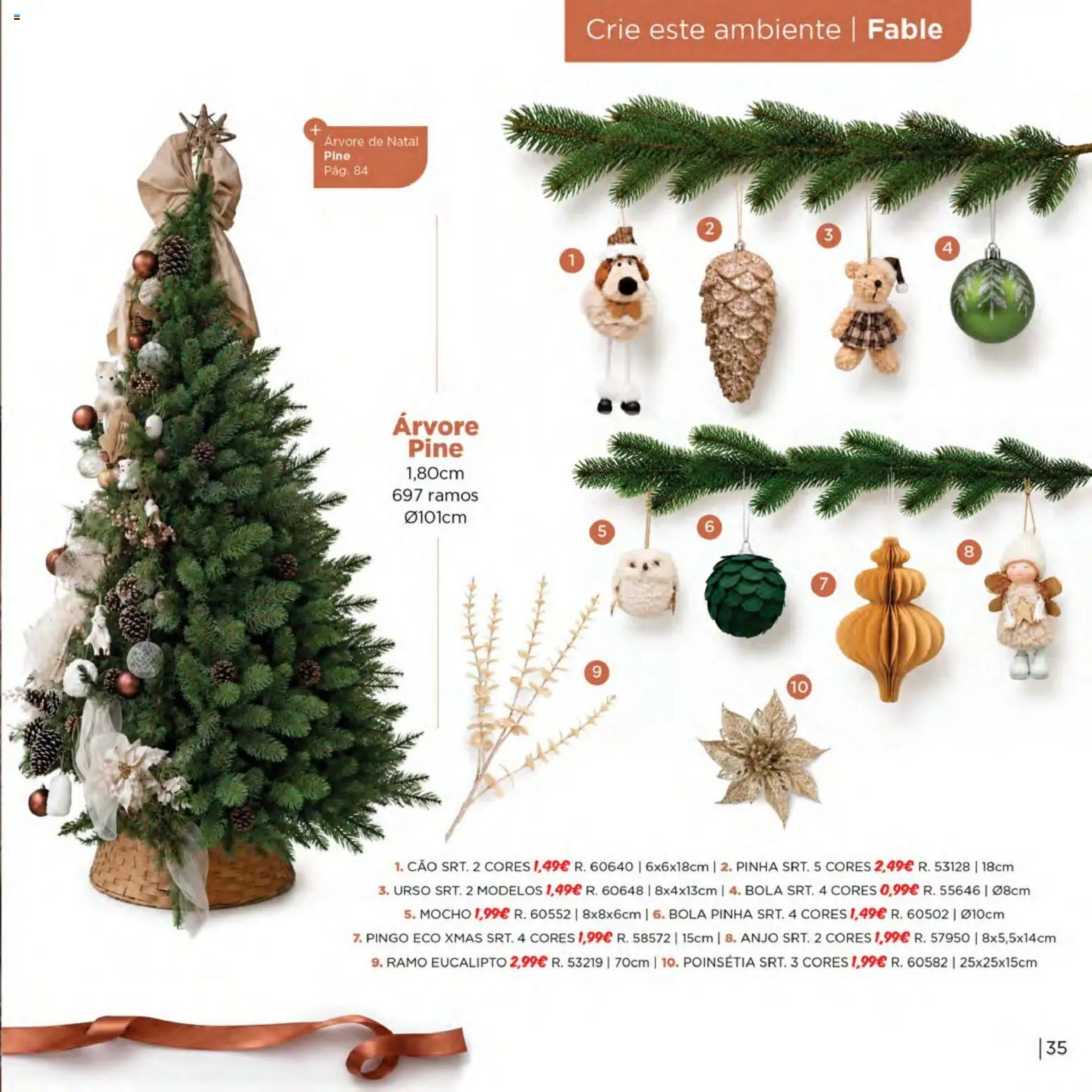 Espaço Casa Catálogo de Natal 2026 │ válido de 06/10/2026 | Página: 35 | Produtos: Árvore de natal