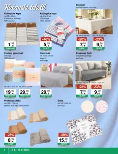 KTC Katalog igračke i tekstil - Pregled kataloga iz trgovine KTC, vrijedi od 03.06.2026 | Stranica: 8 | Proizvodi: Krpa, Stolnjak, Deka