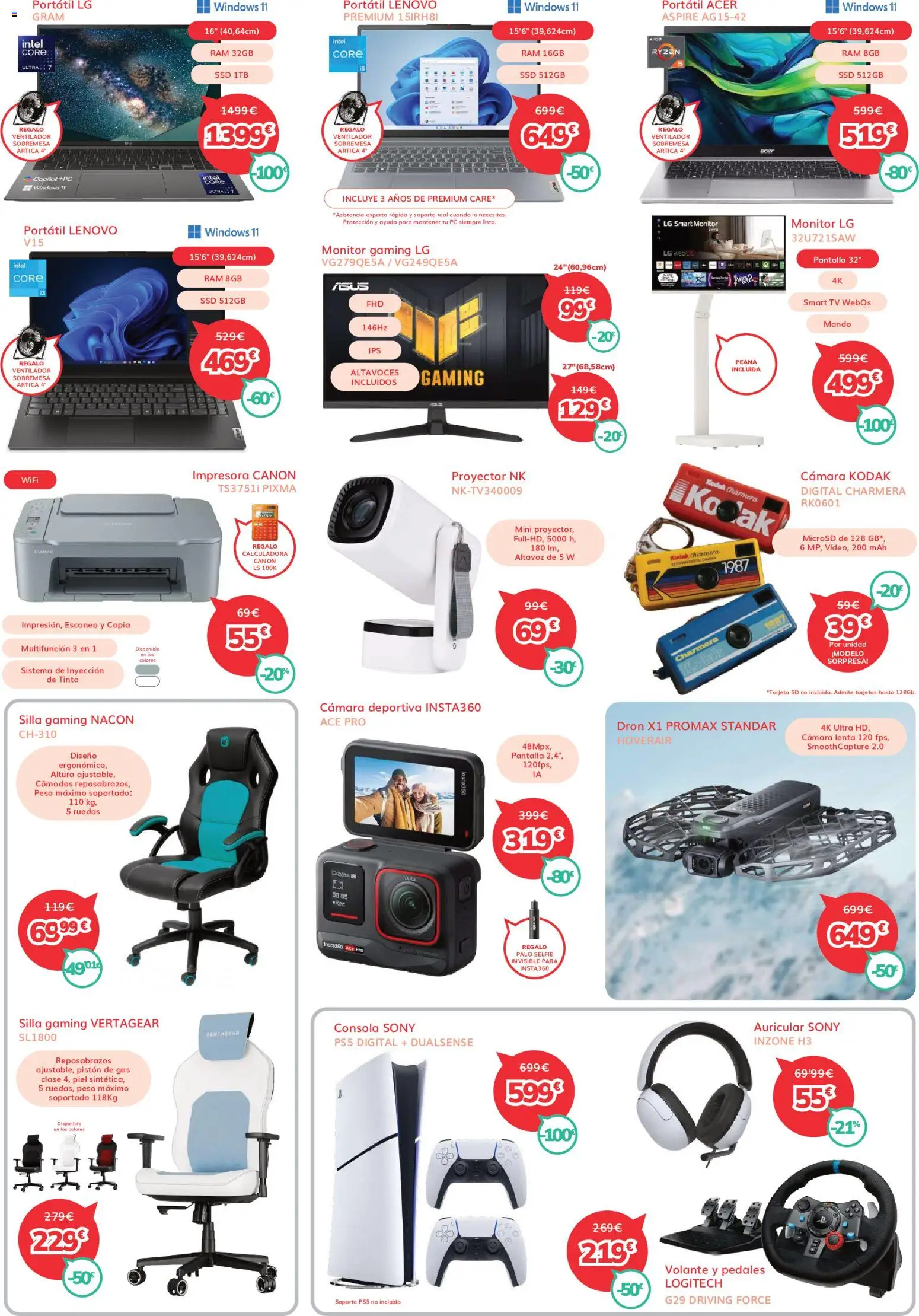 Mi Electro folleto │ válido desde el 01.06.2026 | Página: 11 | Productos: Altavoces, Monitor, Calculadora, Ventilador