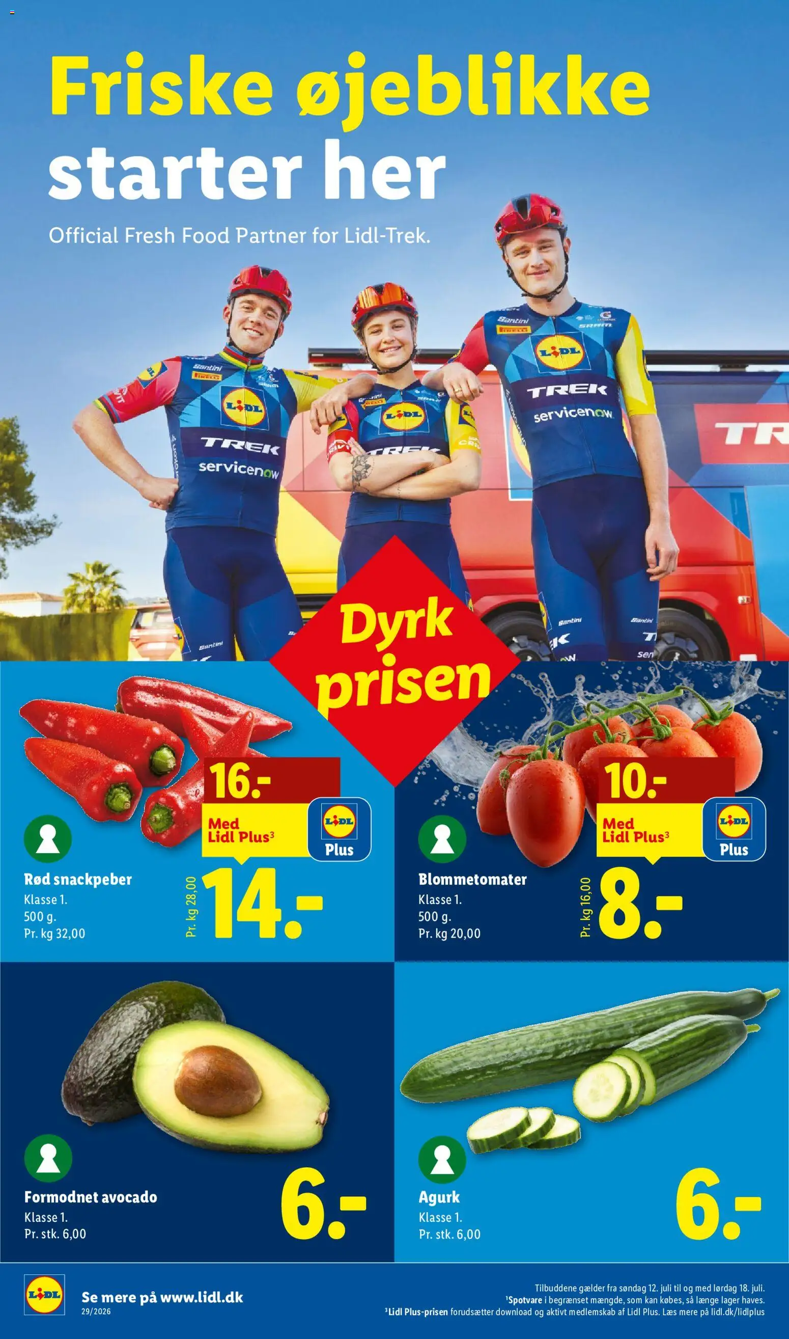Lidl tilbudsavis – gyldig fra 16/07/2026 | Side: 14 | Produkter: Snackpeber, Avocado, Søm