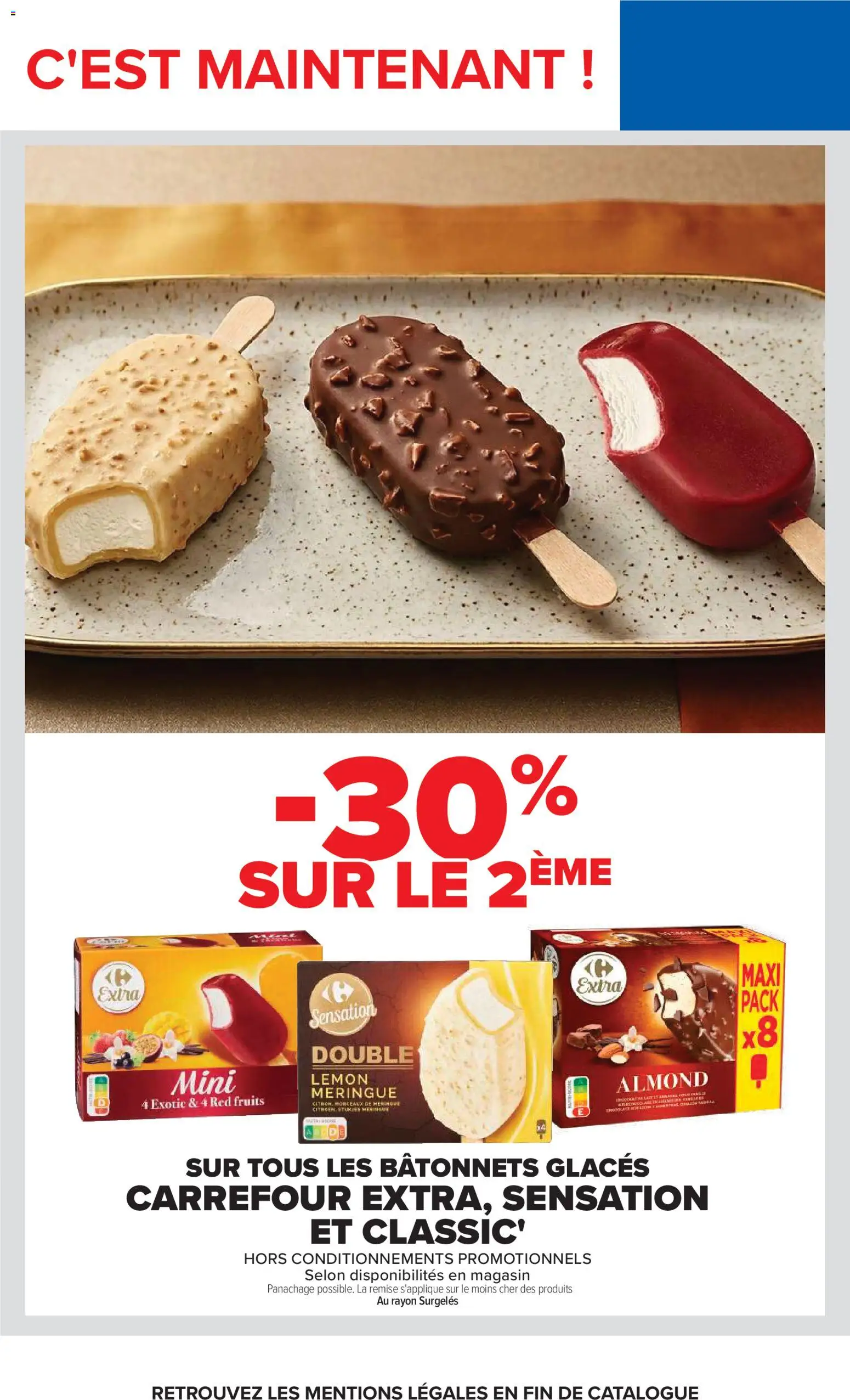 {H1} | Page: 3 | Produits: Glaces, Fruits