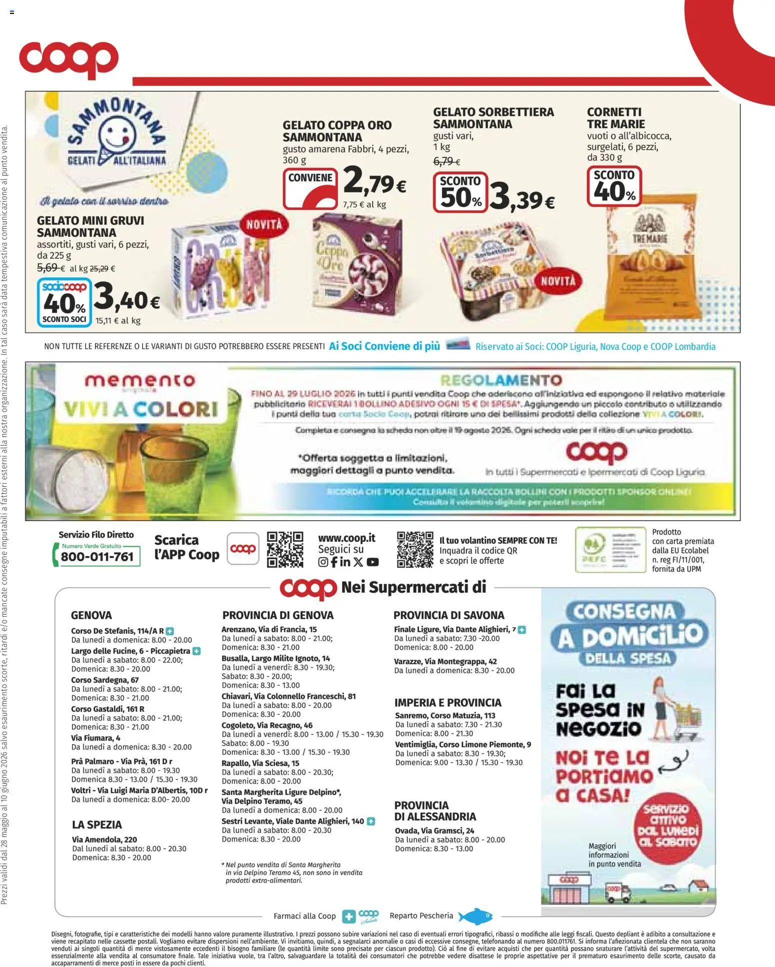 Volantino COOP del 28.05.2026 | Pagina: 25 | Prodotti: Tè, Limone, Data, Amarena