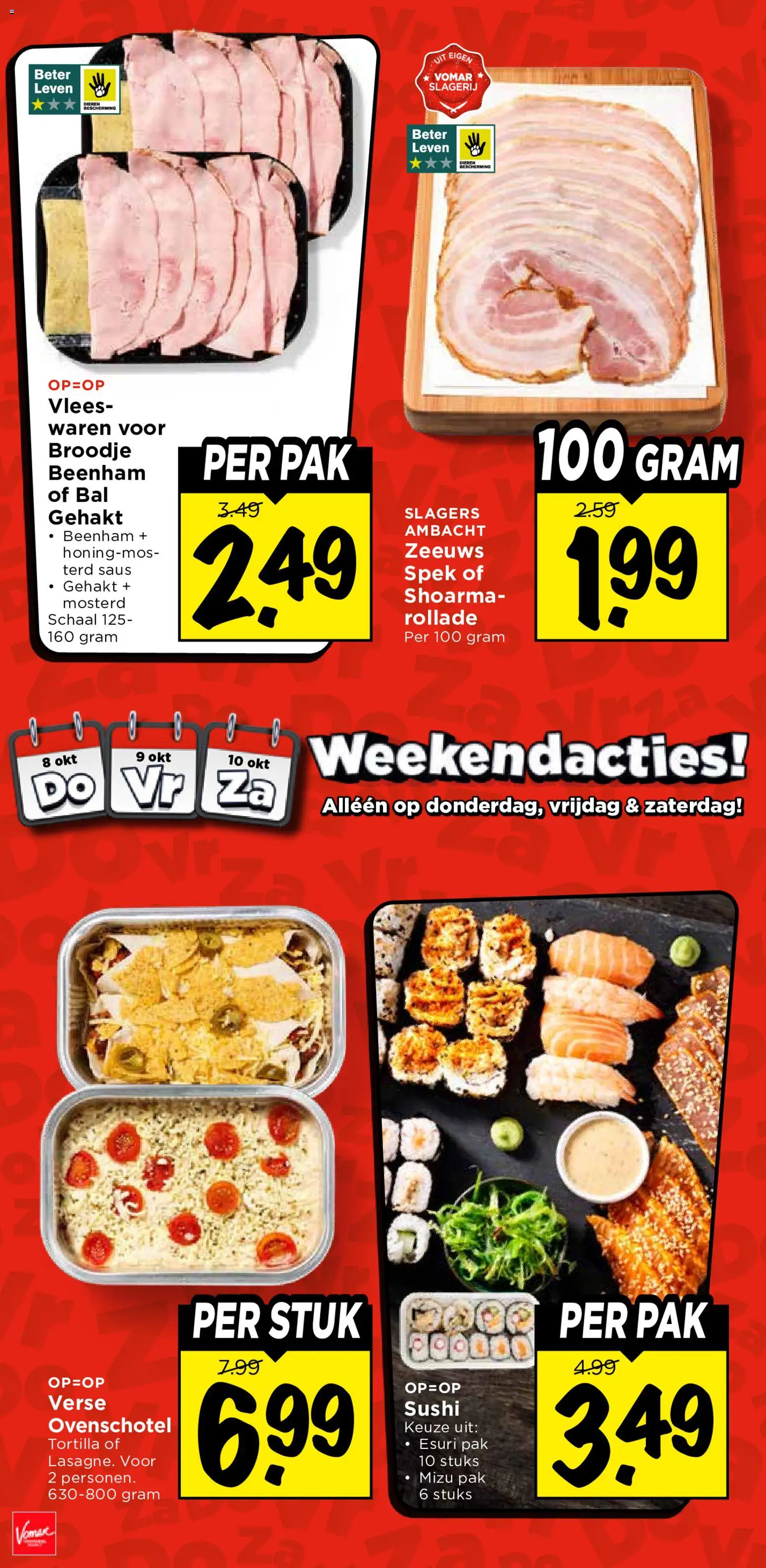 {H1} | Pagina: 4 | Producten: Spek, Vlees, Gehakt, Sushi