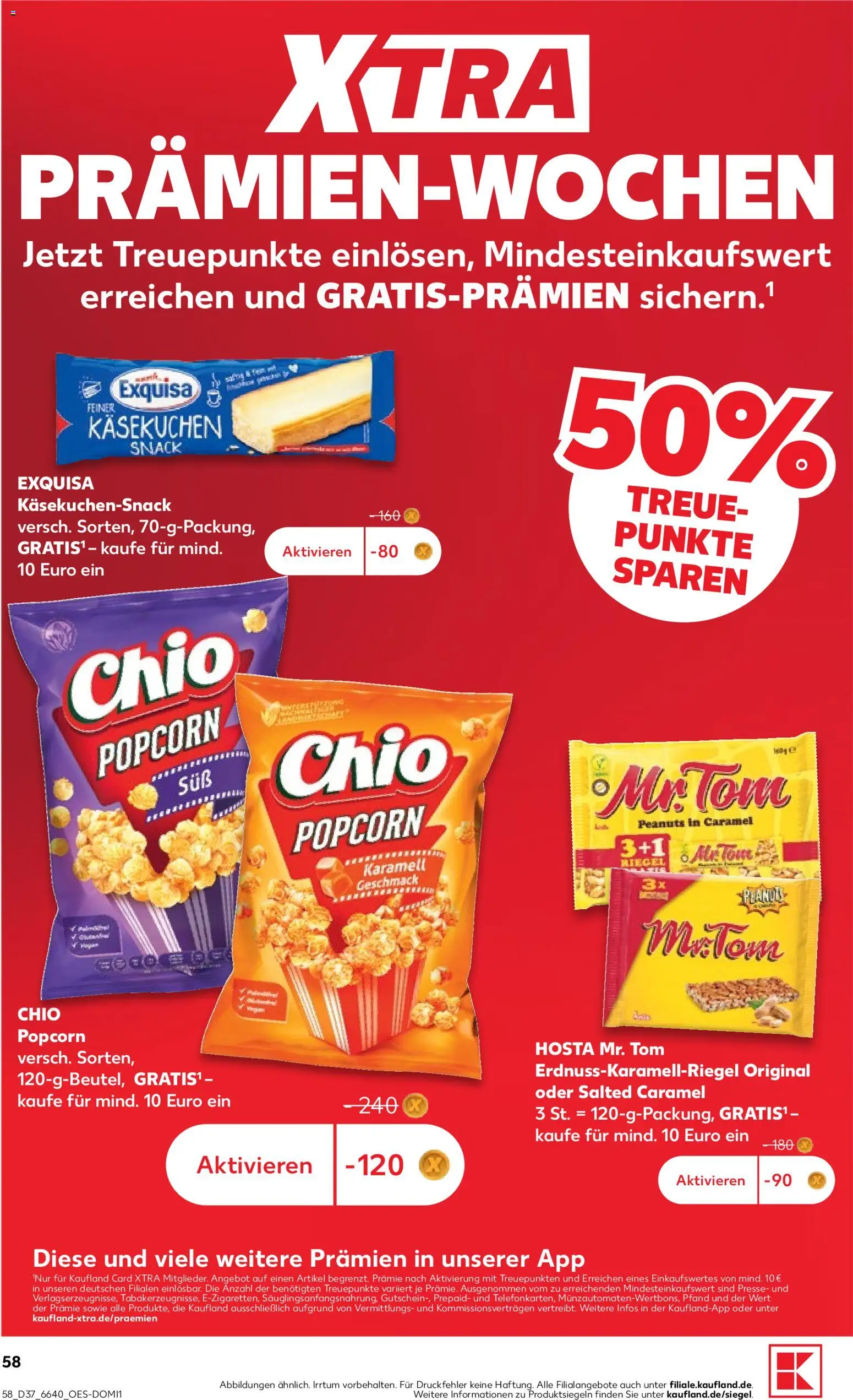 Kaufland Německo leták od 10.09.2026 | Strana: 58 | Produkty: Popcorn