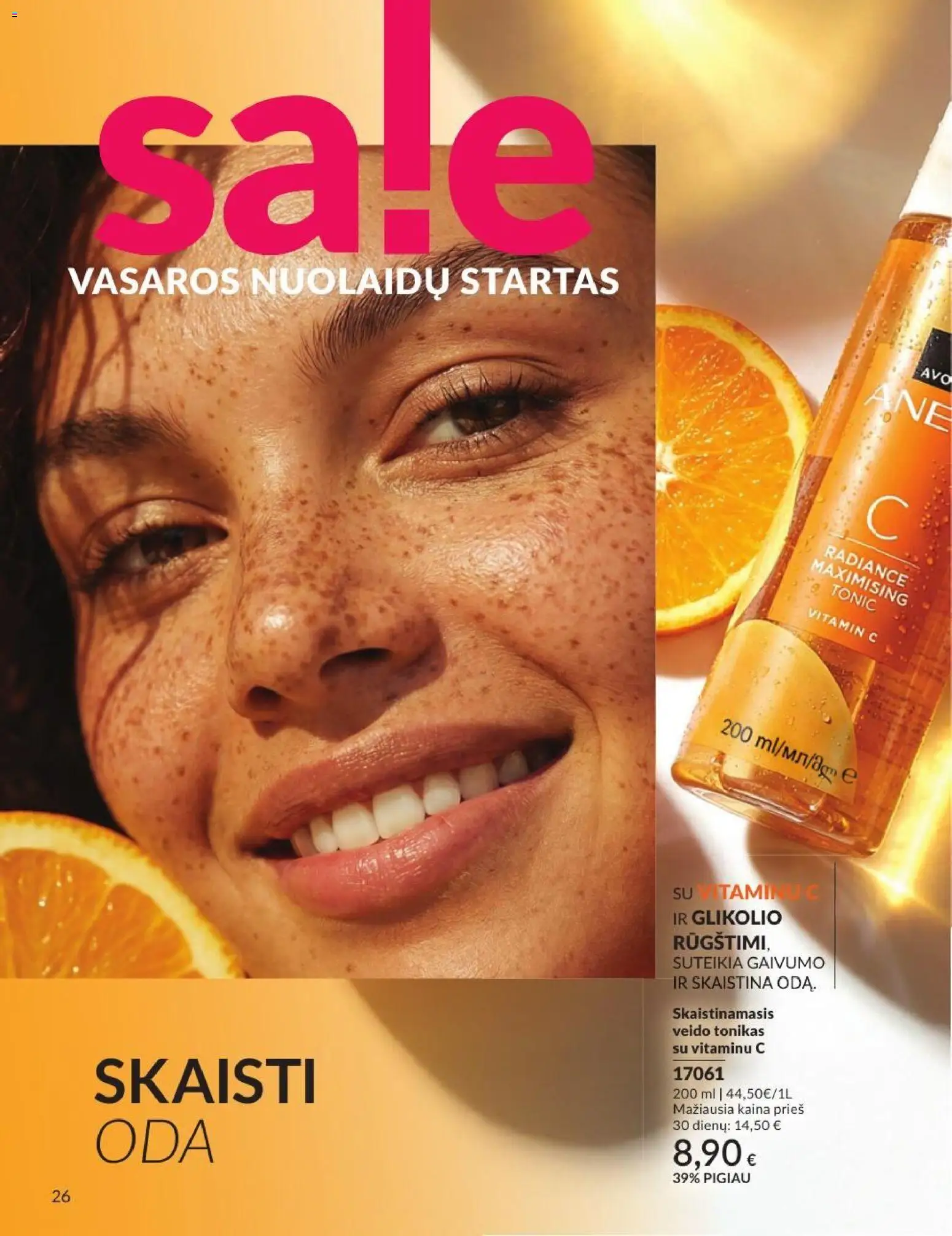 AVON akcijos nuo 2026.07.01 | Puslapis: 26 | Prekių: Tonikas