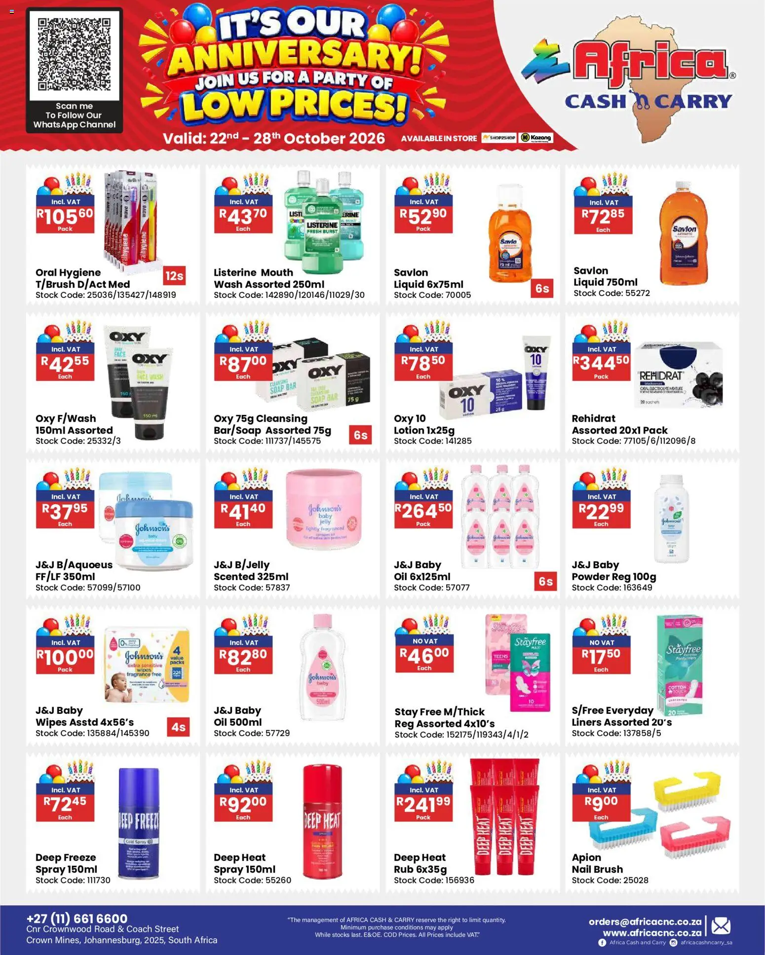 New Africa Cash & Carry catalogue – valid from 22/10/2026 | Page: 124