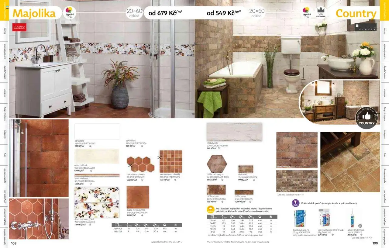 Siko koupelny katalog Koupelny 2025/2026 od 14.10.2025 | Strana: 55 | Produkty: Osvětlení, Dlažba, Silikon, Wc