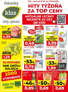 Klas leták platný od 21.09.2026