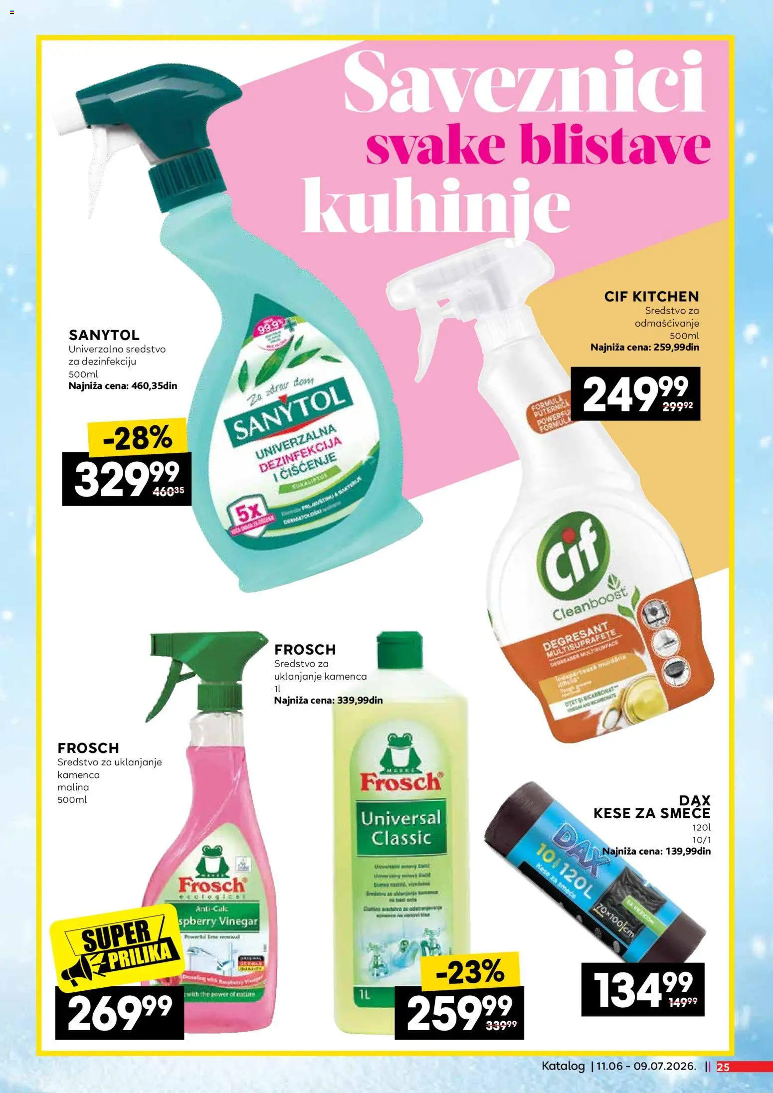 Mercator katalog - važi od 11.06.2026 | Strana: 25 | Proizvode: Malina, Sanytol