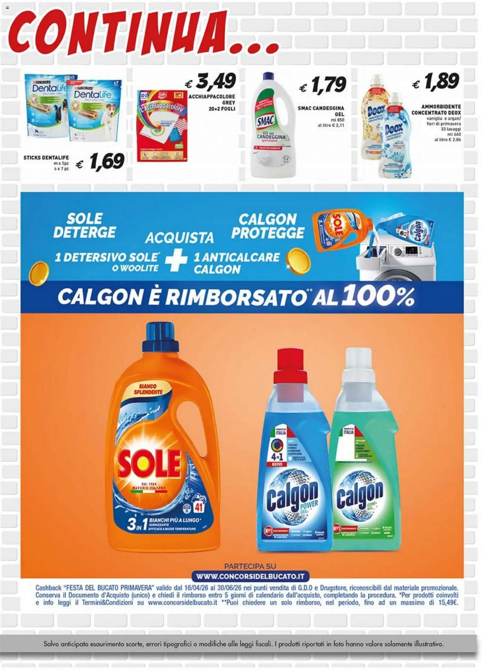 Volantino Coal del 07.05.2026 | Pagina: 7 | Prodotti: Ammorbidente, Candeggina, Anticalcare