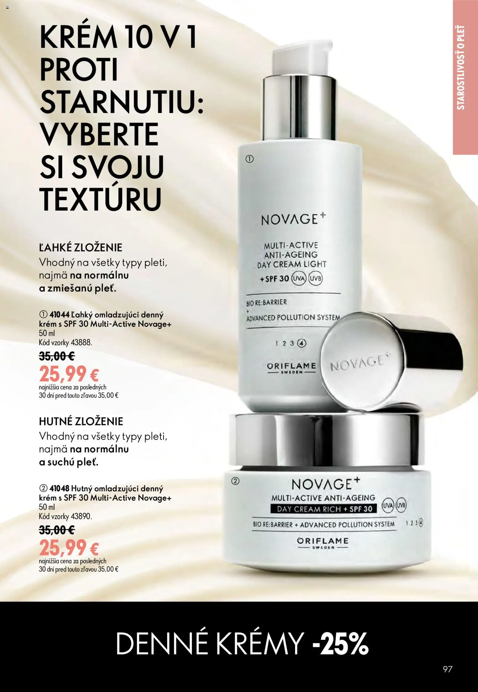 Nové Oriflame akcie – leták je platný od 17.06.2026 | Strana: 97 | Produkty: Krém
