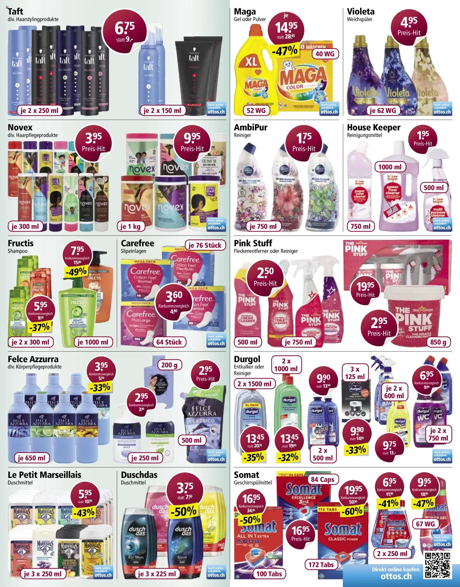 Otto's aktionen – gültig ab 11.05.2026 | Seite: 3 | Produkte: Pulver, Weichspüler, Geschirrspülmittel, Fleckenentferner