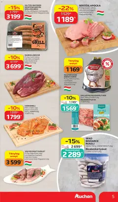 Auchan akciós újság - amely érvényes a következő dátumtól: 11.06.2026 | Oldal: 5