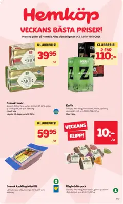 Hemköp erbjudanden - Förhandsvisning av reklamblad från butik Hemköp aktuell från 12/10/2026