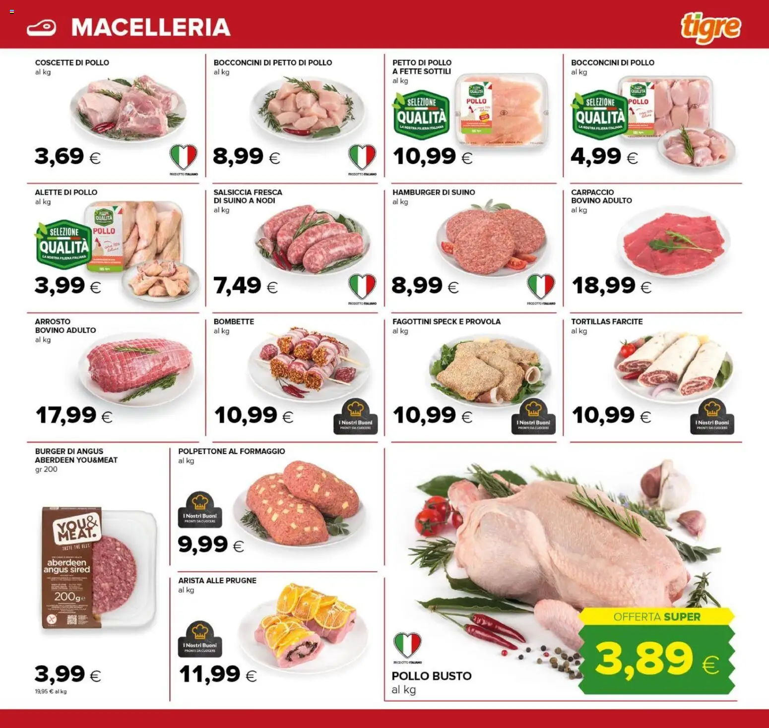 Volantino Tigre del 22/10/2026 | Pagina: 7 | Prodotti: Speck, Arrosto, Pollo, The