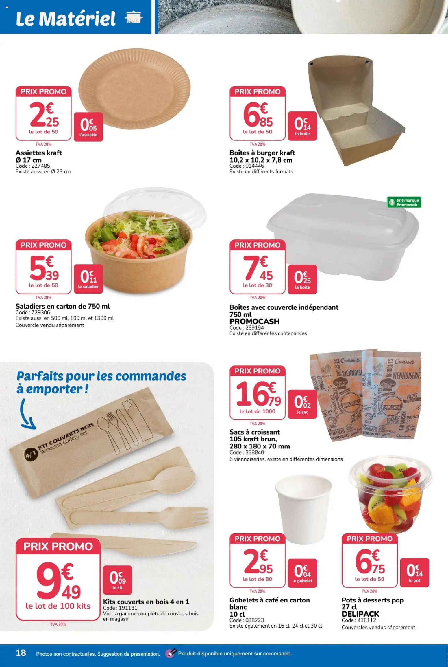 {H1} | Page: 18 | Produits: Viennoiseries, Café, Chocolat, Pommes