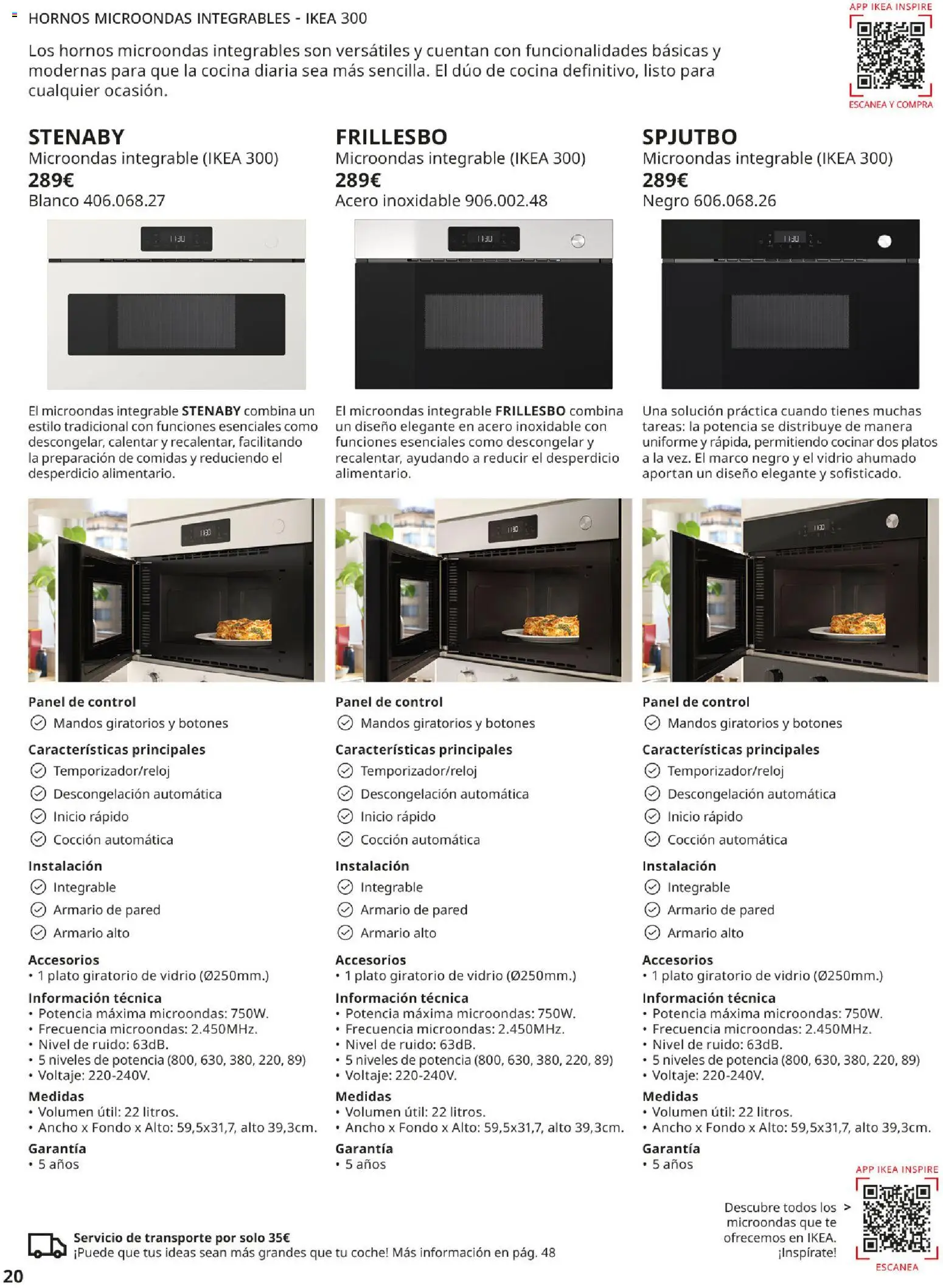 IKEA - Electrodomésticos │ válido desde el 01/09/2026 | Página: 20 | Productos: Té, Cocina, Marco, Armario