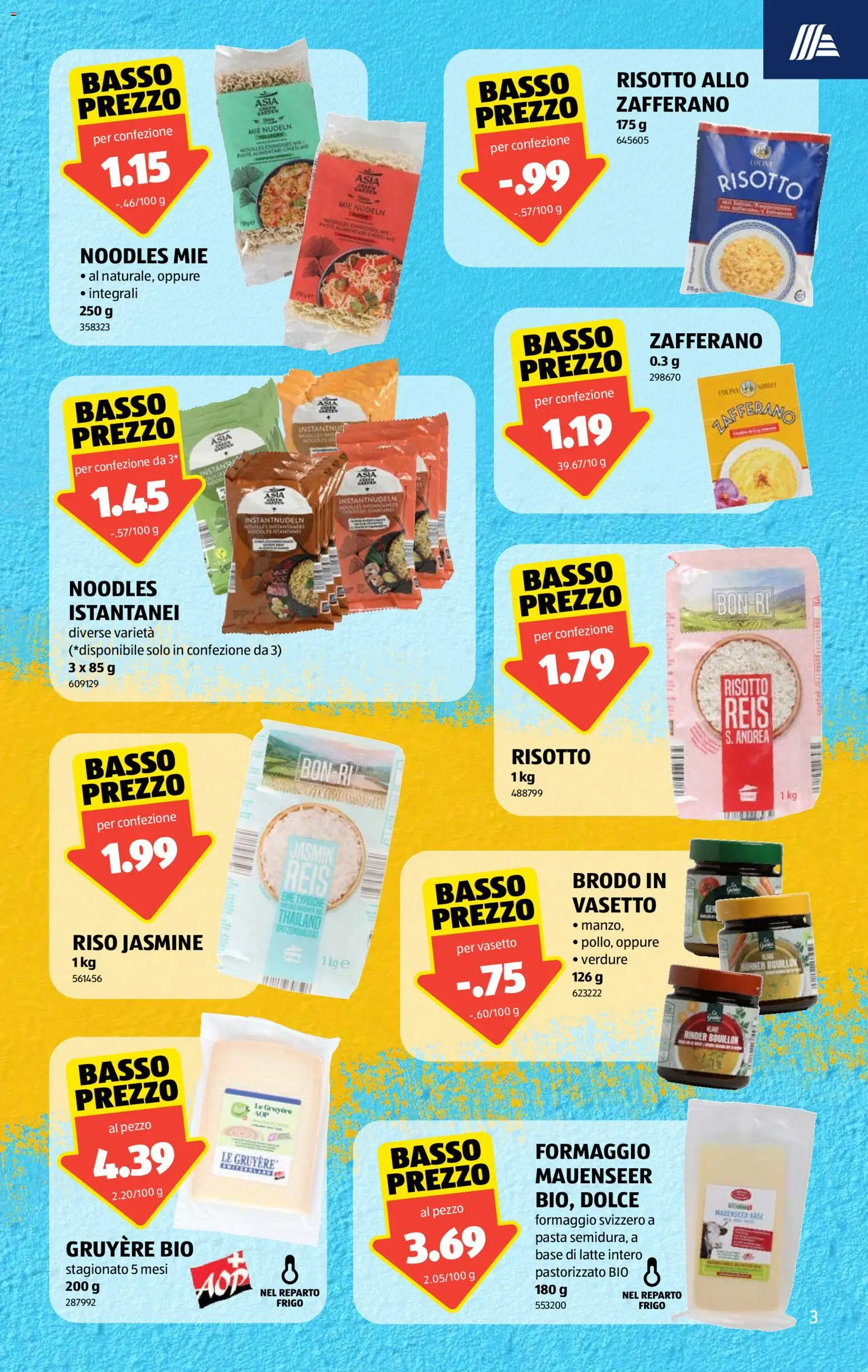 Aldi aktionen IT – gültig ab 28.05.2026 | Seite: 3 | Produkte: Reis, Nudeln, Pasta