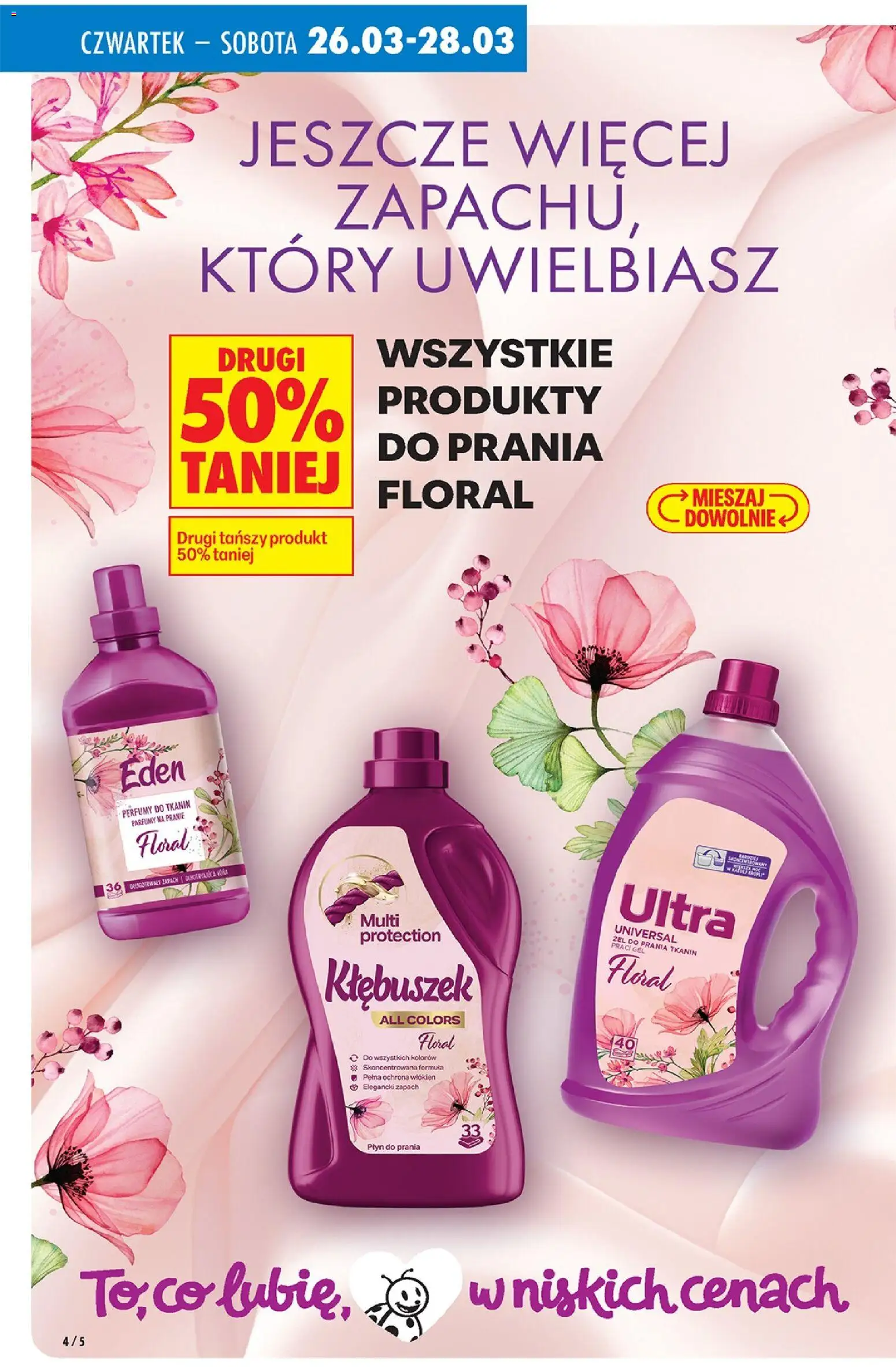 Biedronka Polsko leták - Drogeria od 26.03.2026 | Strana: 4 | Produkty: Prací gel