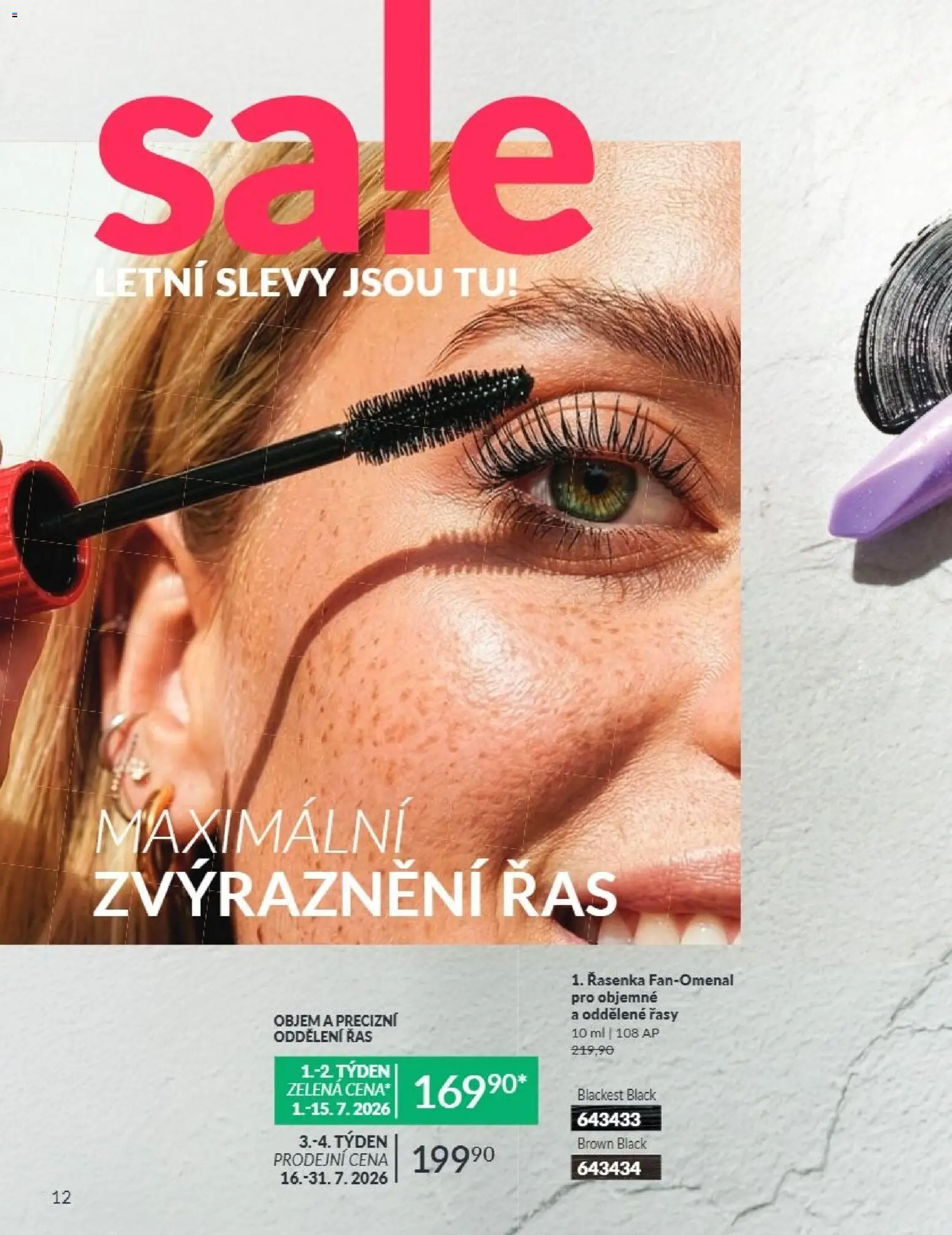 Avon Katalog 07/2026 od 01.07.2026 | Strana: 12 | Produkty: Řasenka