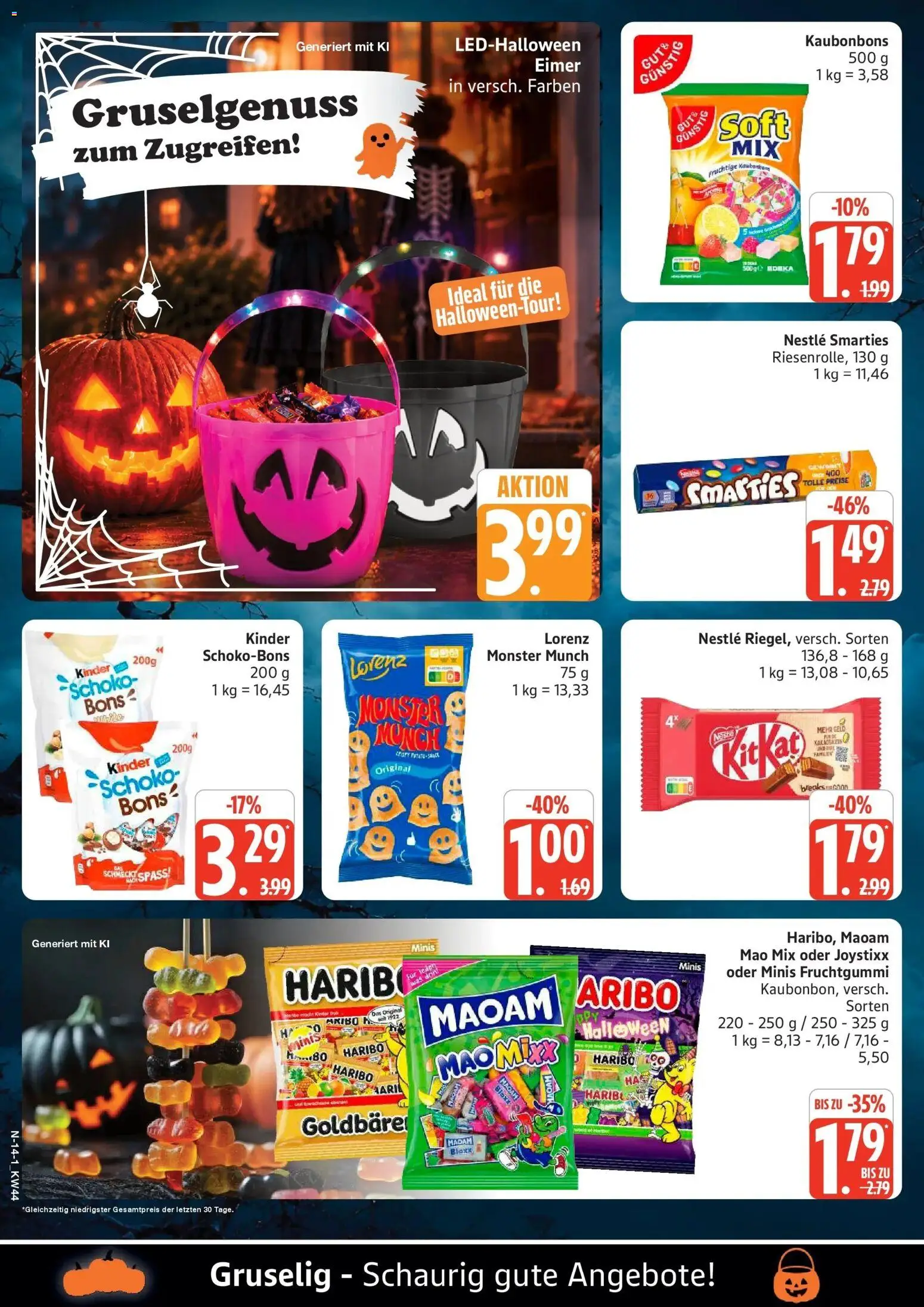 Edeka Prospekt Rostock (ab 26.10.2026) » Angebote Online | Seite: 14 | Produkte: Haribo, Smarties, Monster