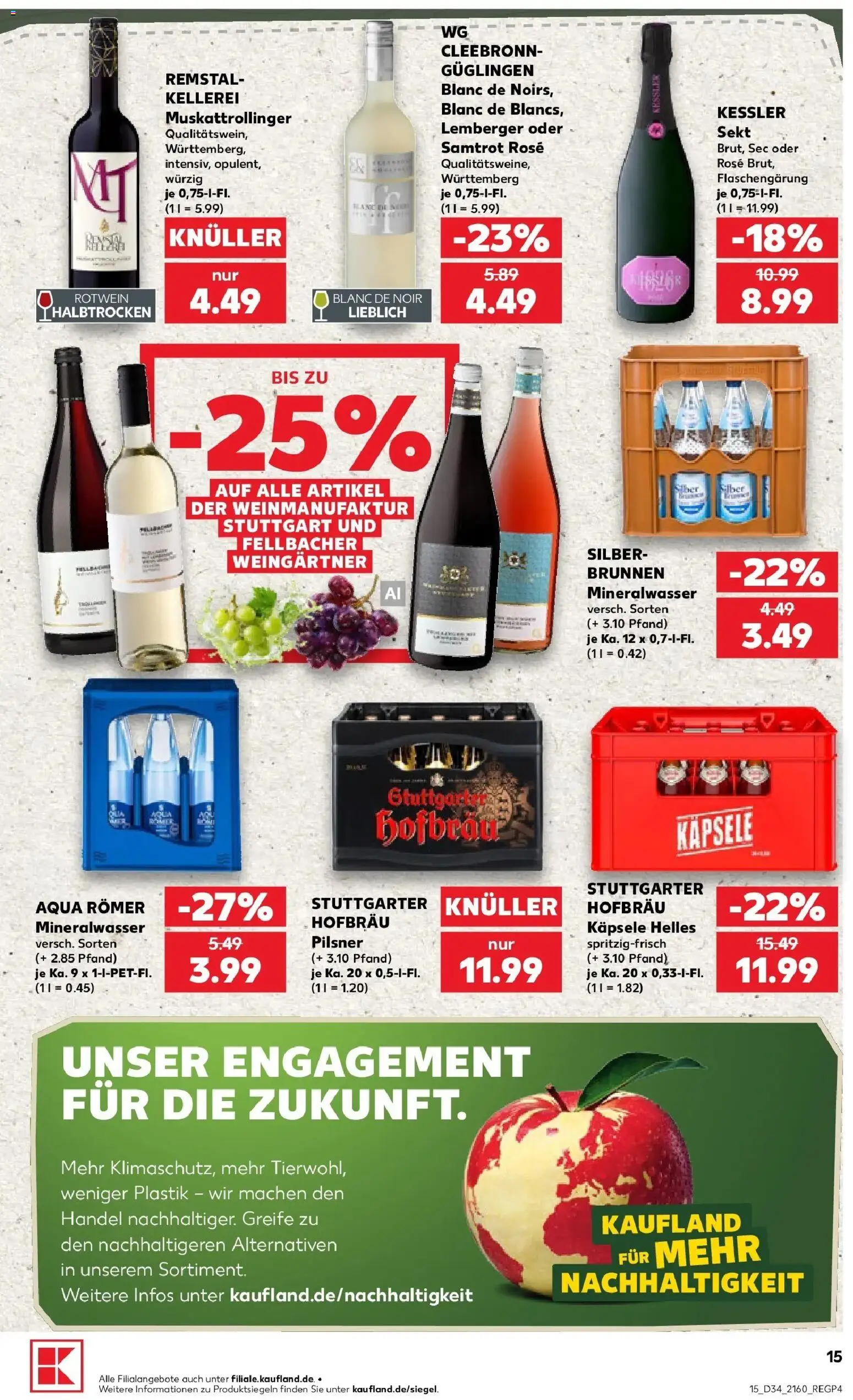 Prospekt Kaufland ab 17.08.2026 » Angebote Online zum Blättern | Seite: 26 | Produkte: Rotwein, Sekt, Mineralwasser