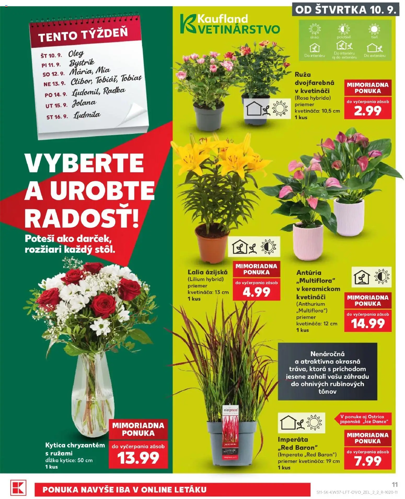 Nové Kaufland akcie – leták je platný od 10.09.2026 | Strana: 11