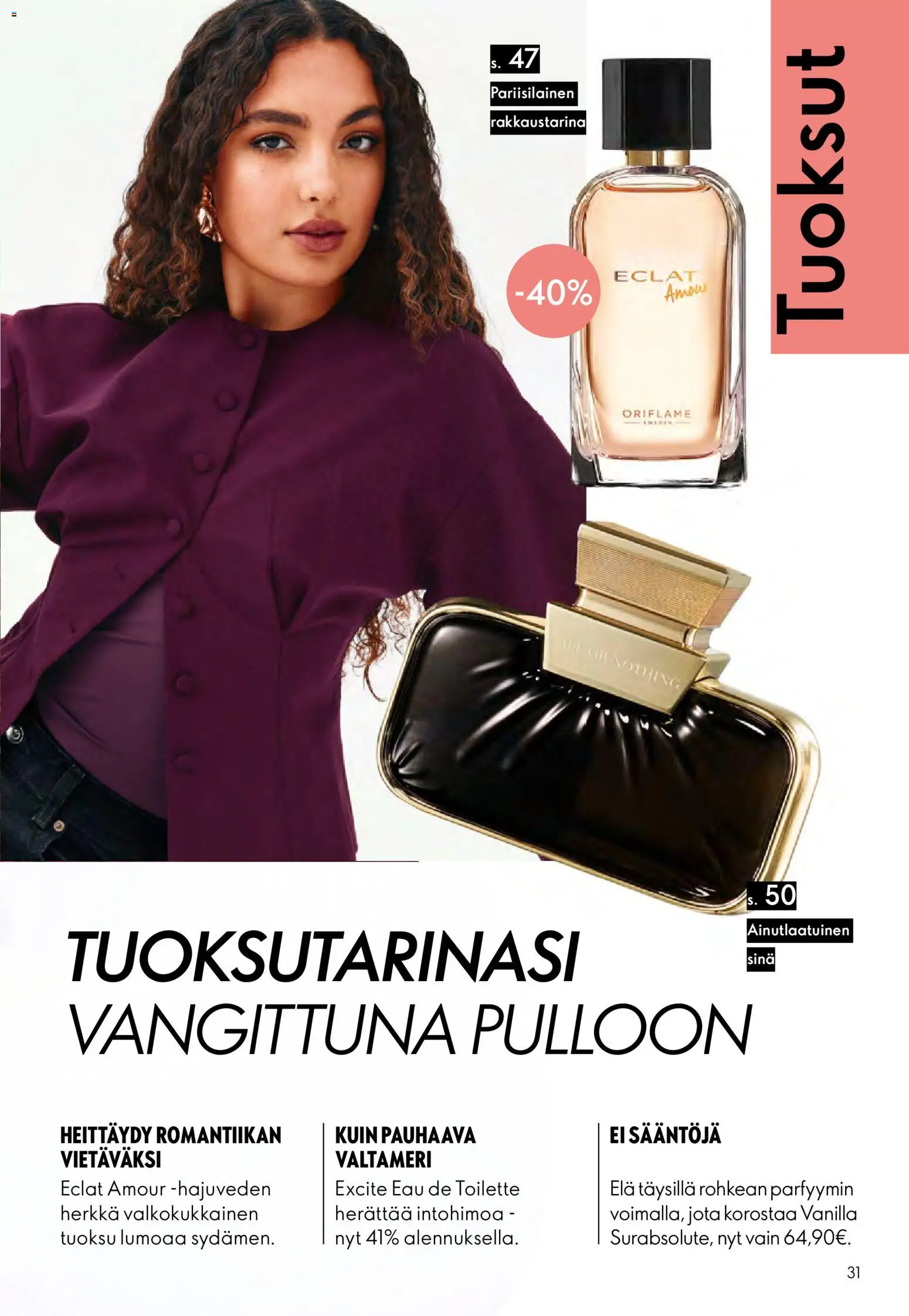 Oriflame tarjoukset – voimassa 16/09/2026 alkaen | Sivu: 31 | Tuotteet: Tuoksu, Eau de toilette