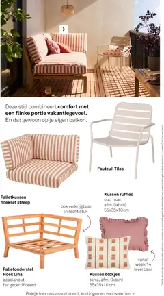 KARWEI folder - Tuin special - decoratief - Voorbeeld van een folder van KARWEI, geldig van 01-03-2026 | Pagina: 33 | Producten: Kussen, Fauteuil
