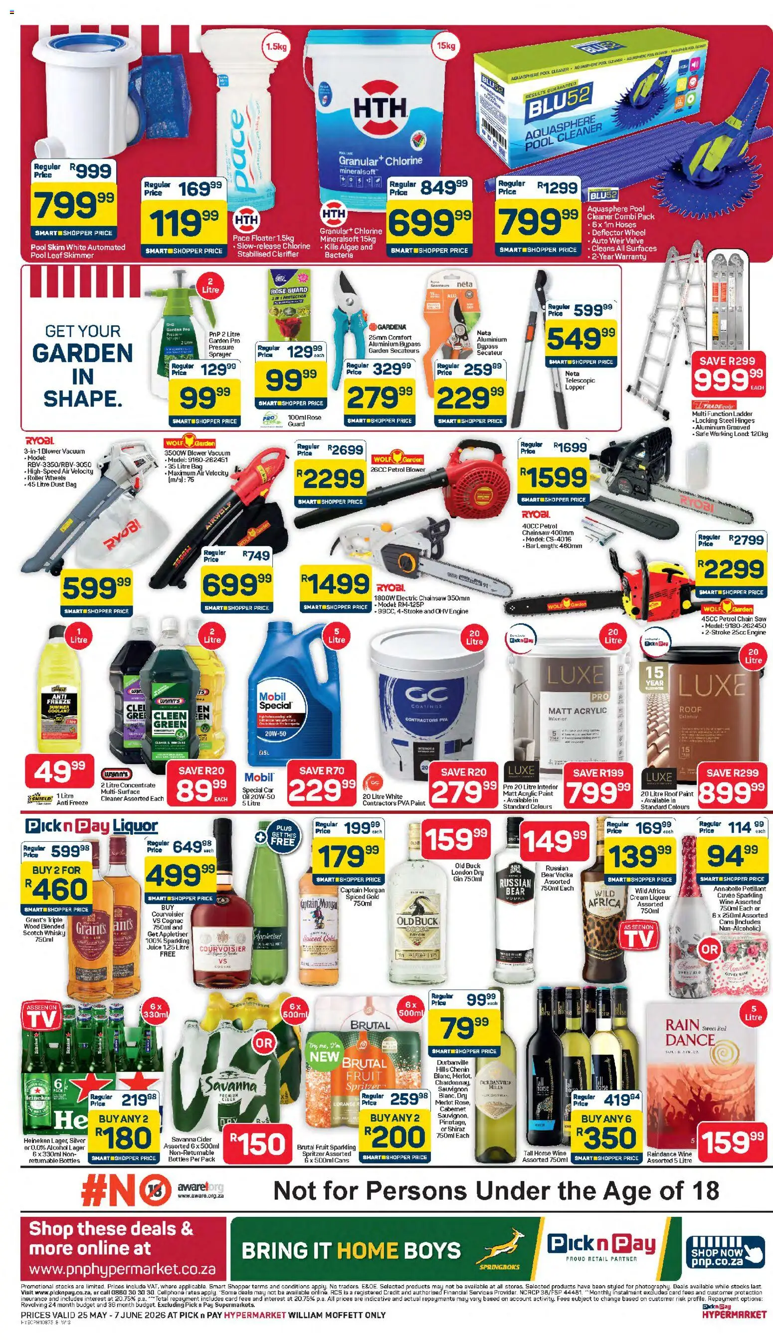 New Pick n Pay catalogue – valid from 25.05.2026 | Page: 8 | Products: Bag, Cider, Oil, Cream
