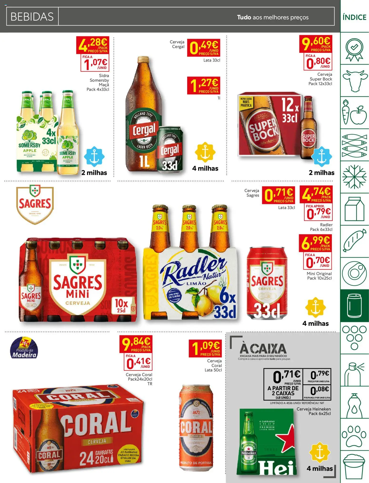 Recheio folheto Madeira │ válido de 20/10/2026 | Página: 23 | Produtos: Cerveja Heineken, Radler, Maça, Somersby