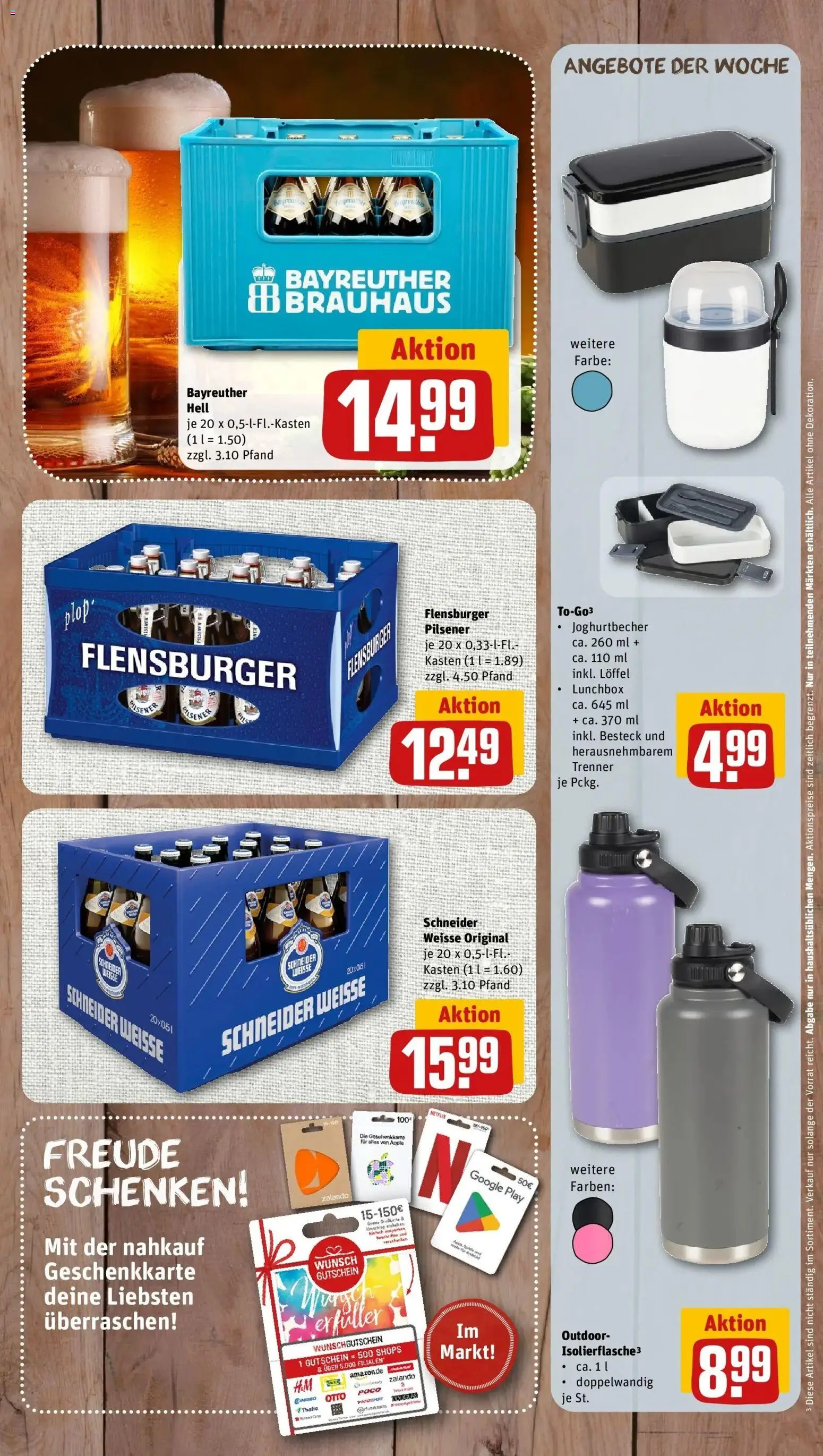 REWE Prospekt ab 07.09.2026 zum Blättern » Angebote | Seite: 9 | Produkte: Apple, Flensburger