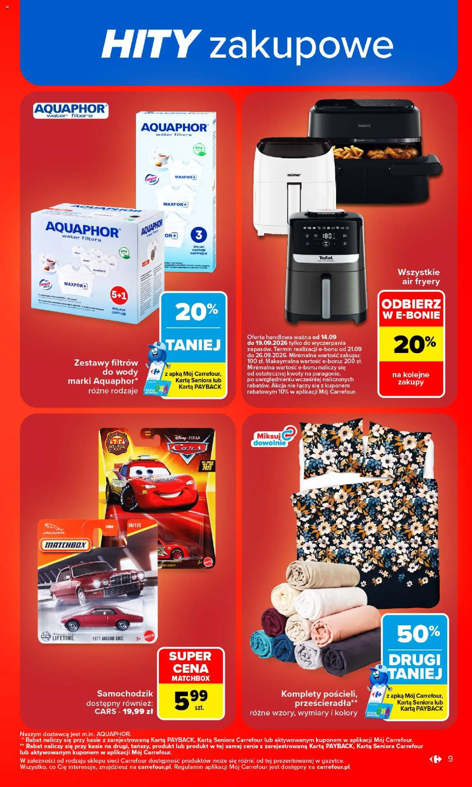 Carrefour gazetka od 14.09.2026 | Strona: 11 | Produkty: Karta, Przescieradla