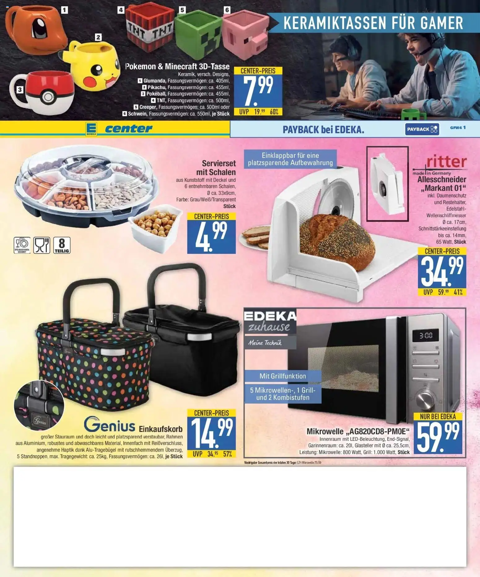 Edeka Prospekt Krumbach (ab 10.08.2026) » Angebote Online | Seite: 11 | Produkte: Mikrowelle, Grill